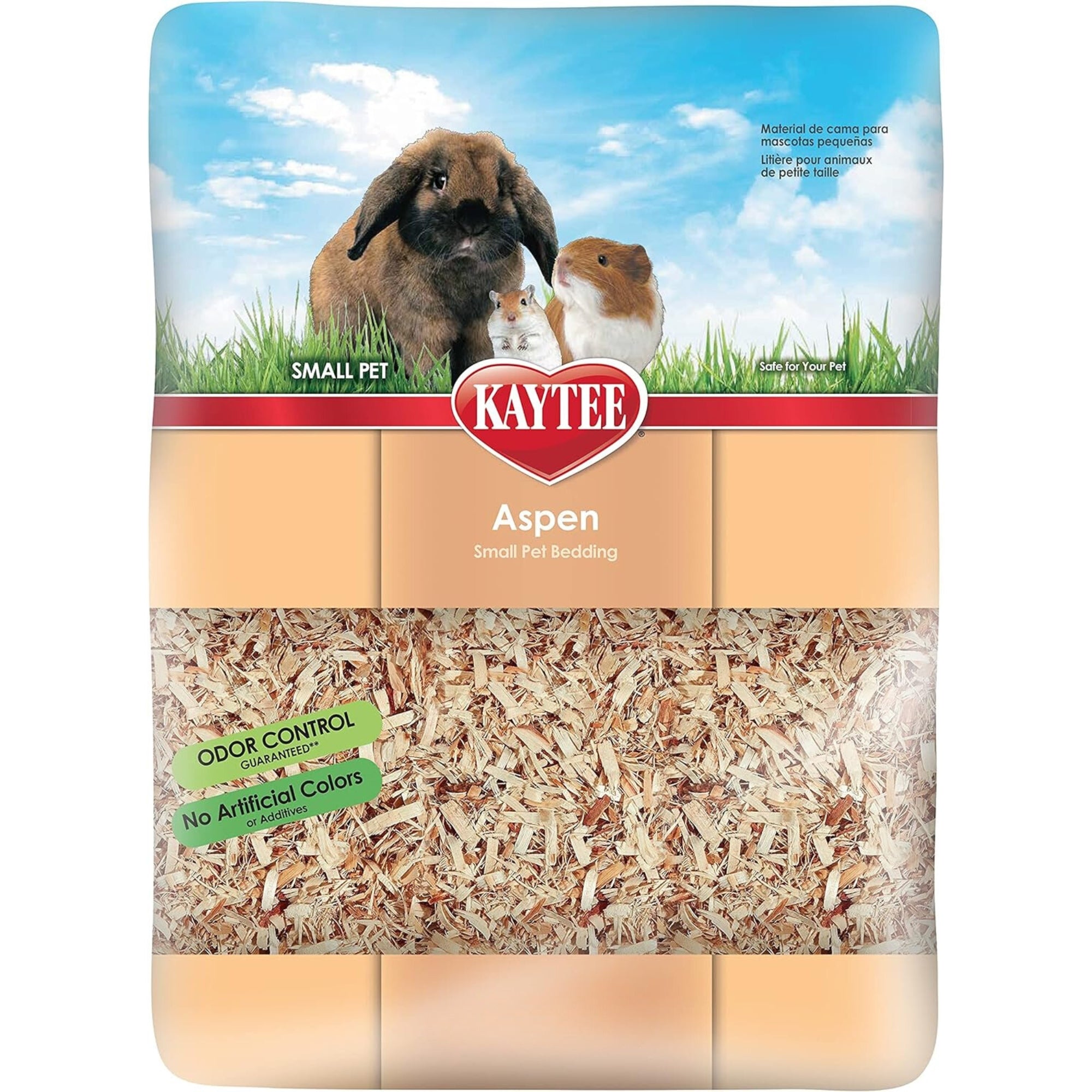 Kaytee Aspen Odor Control Small Pet Bedding For Rabbits, Hamsters, Gerbils, 8 cu ft.