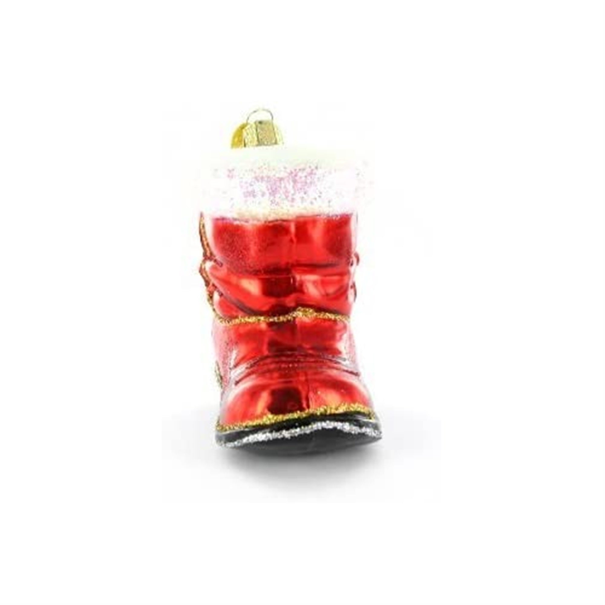 Old World Christmas Blown Glass Christmas Ornament, Santa Boot
