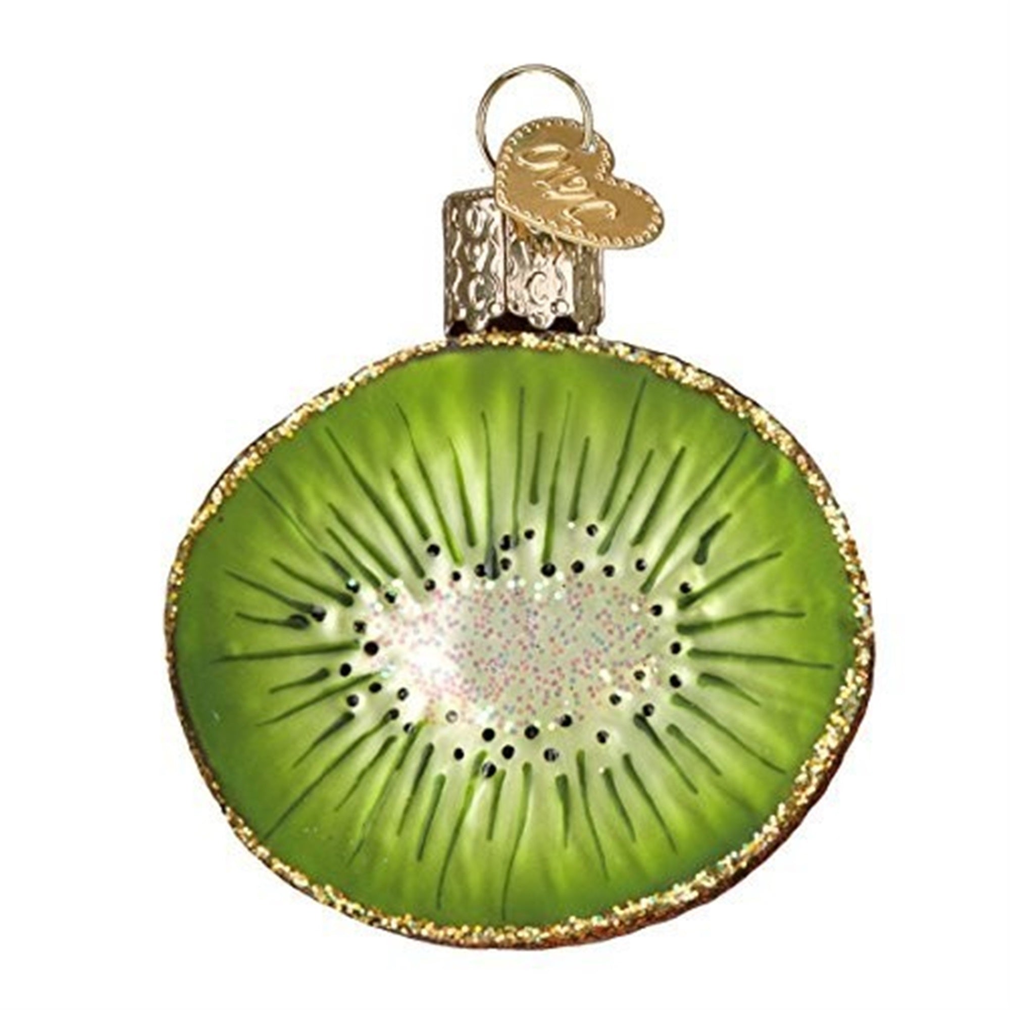 Old World Christmas Kiwi Glass Blown Ornament