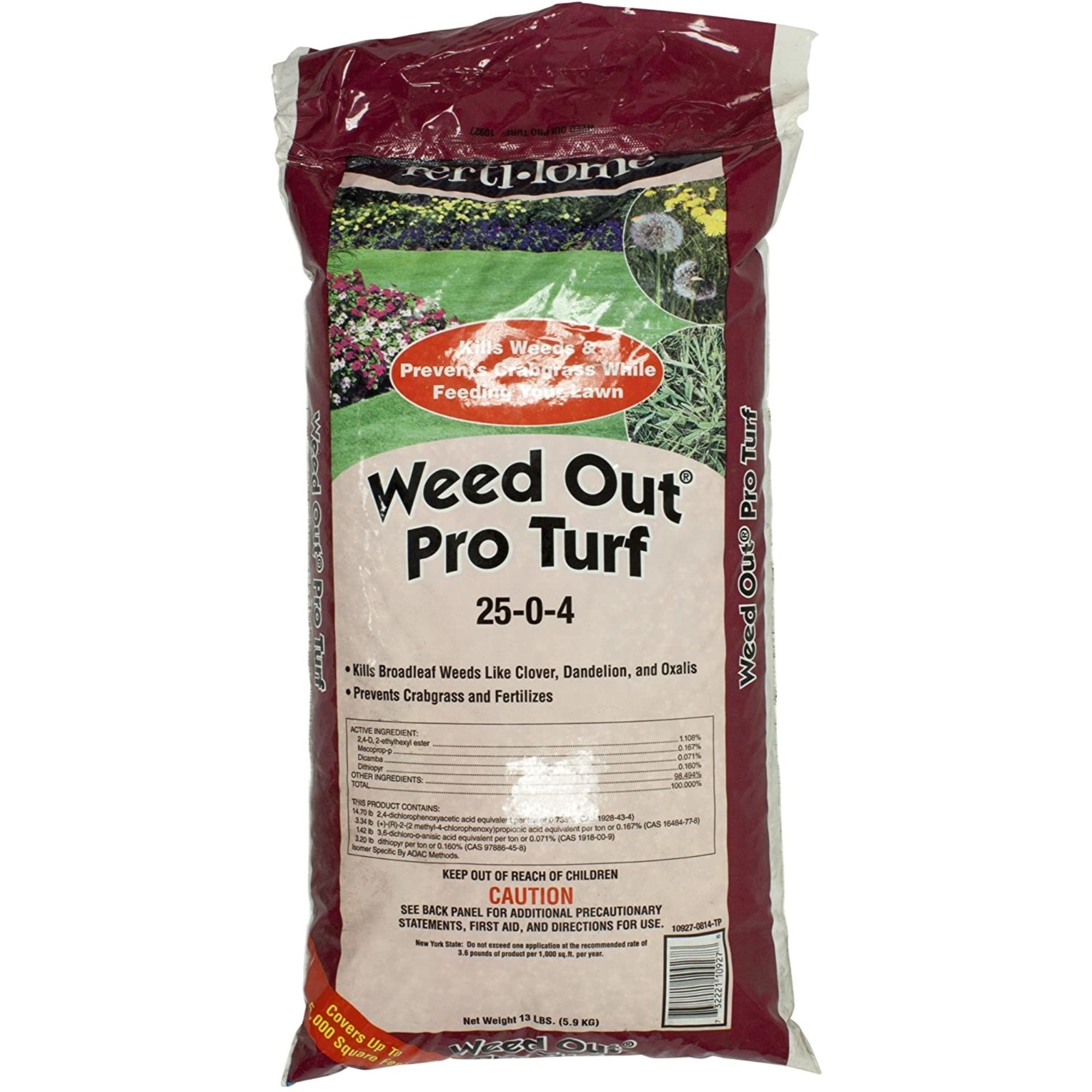 Fertilome Weed Out Pro Turf (25-0-4) Lawn Fertilizer - 13 Pound Bag