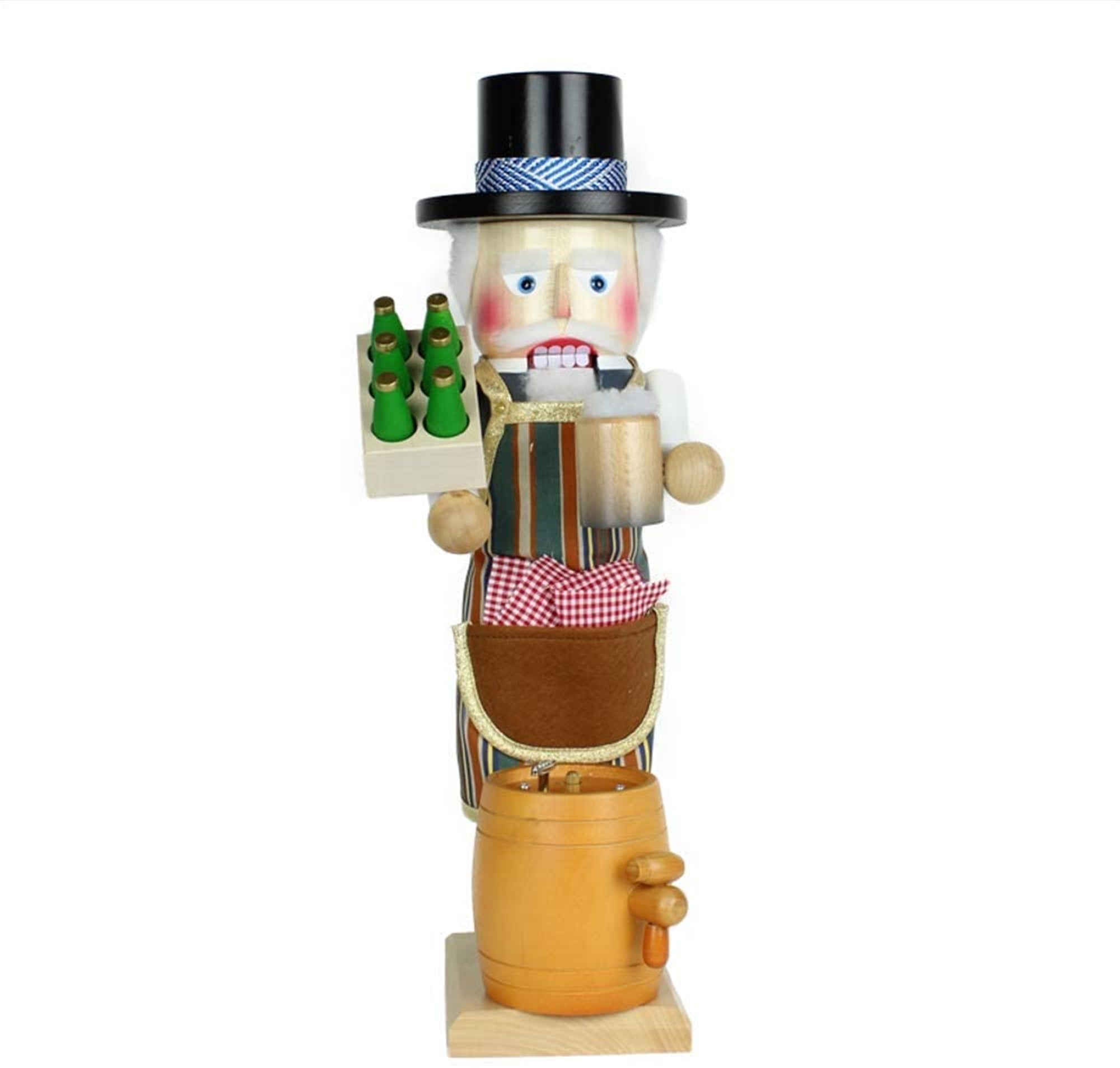 Steinbach Big Nutcracker Collection, Musical, Plays Edelweiss, Big Brewmaster 18"