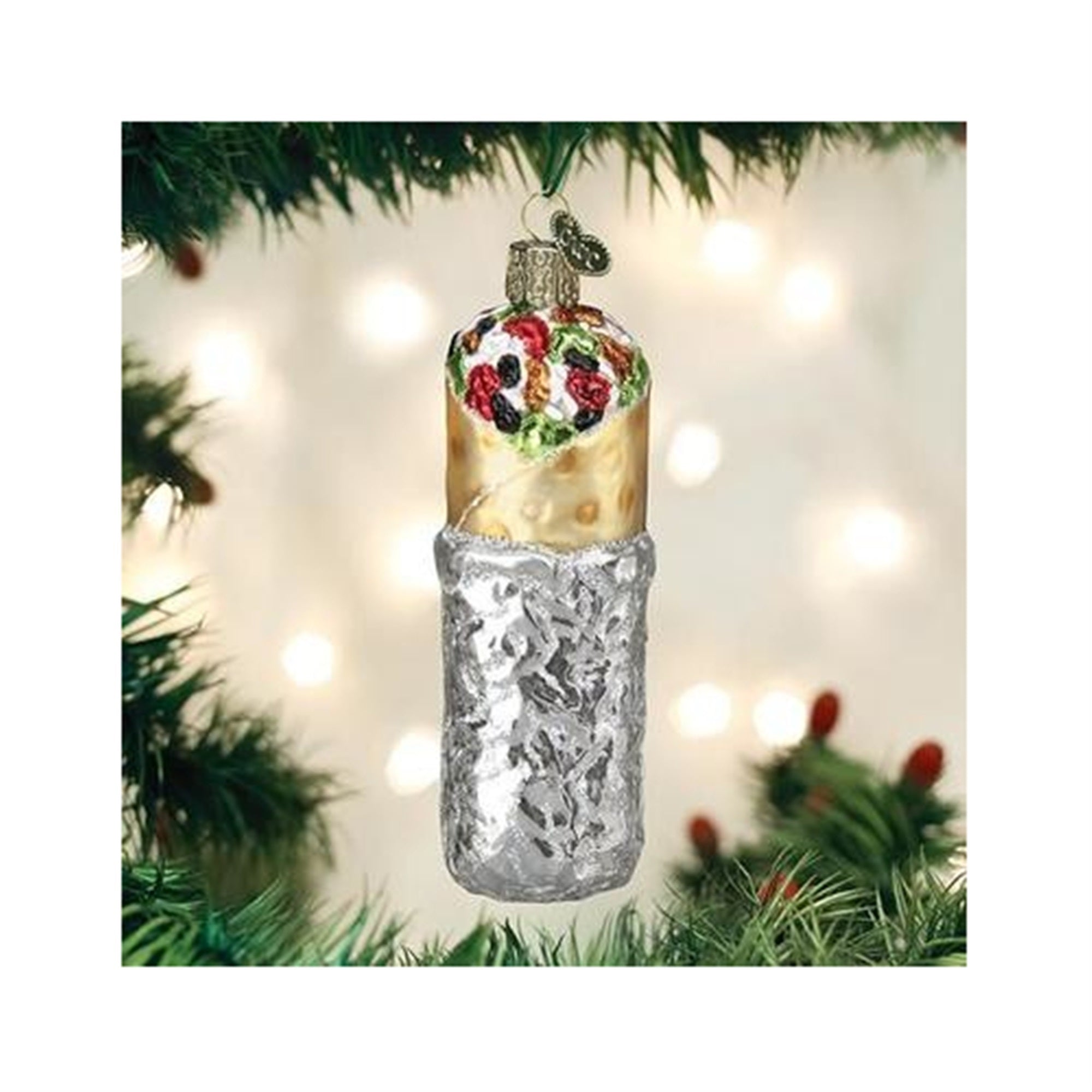 Old World Christmas Burrito Tree Ornament