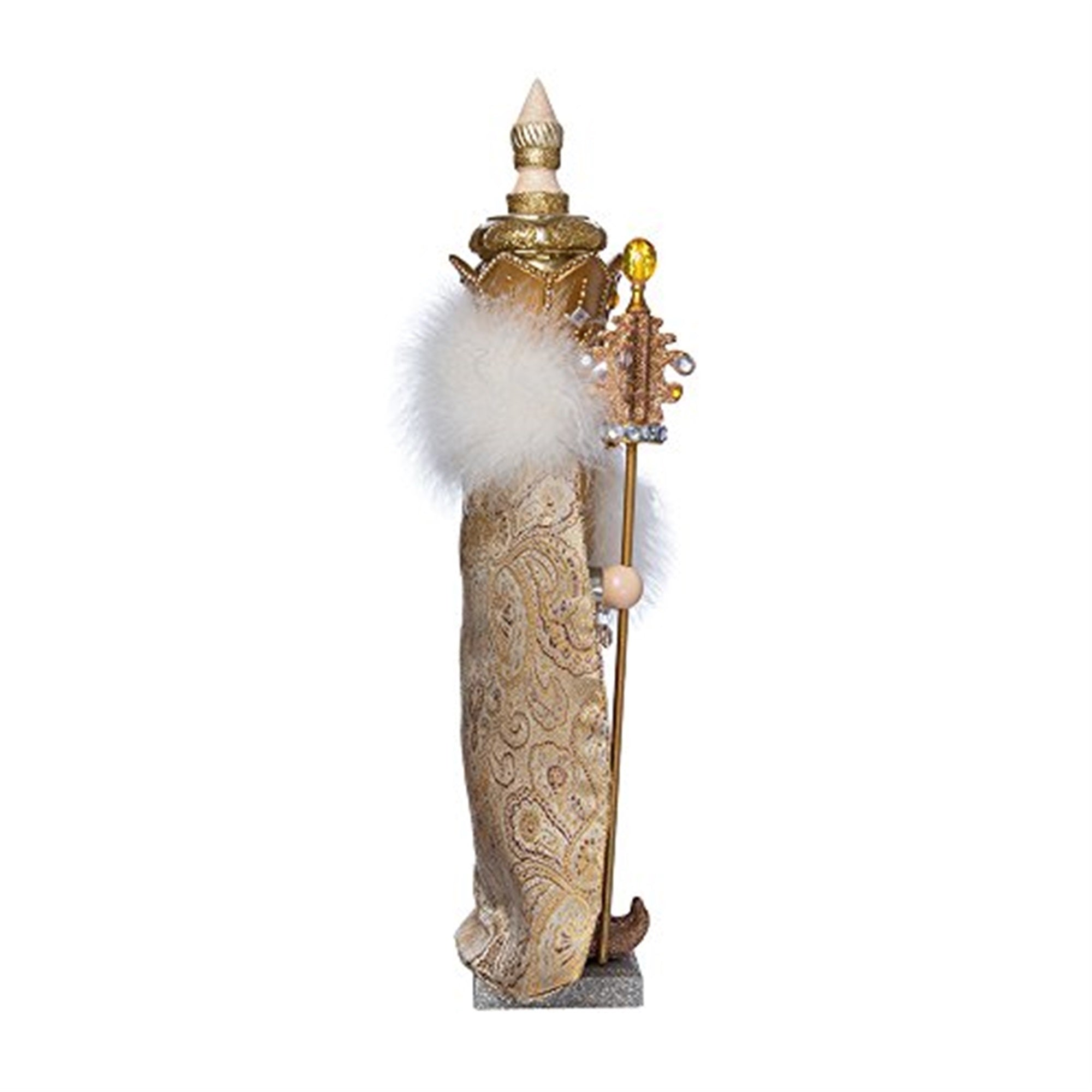 Kurt Adler Hollywood Gold King Nutcracker, 18"