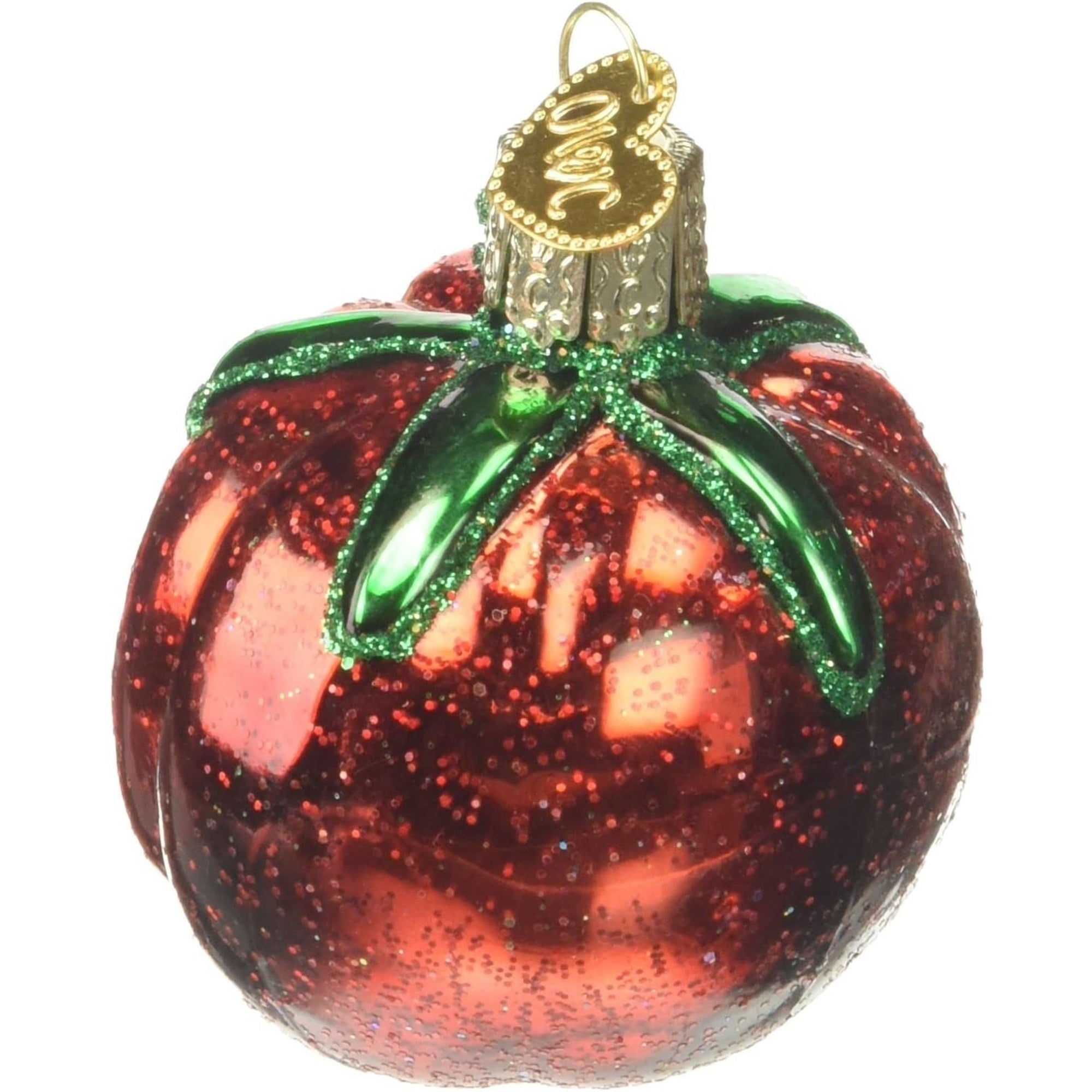 Old World Christmas Glass Blown Garden Tomato Ornament