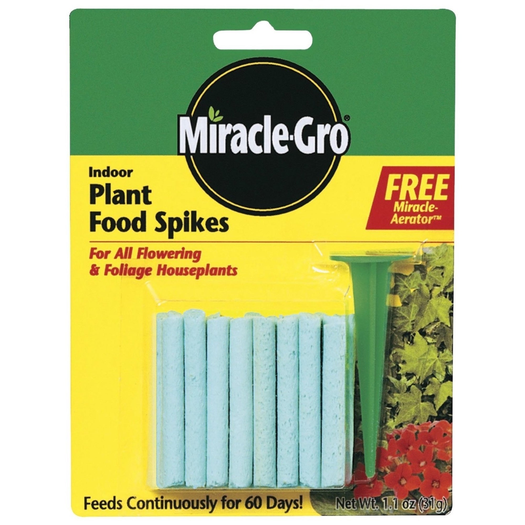 Miracle-Gro Indoor Plant Food Spikes, Pack of 24