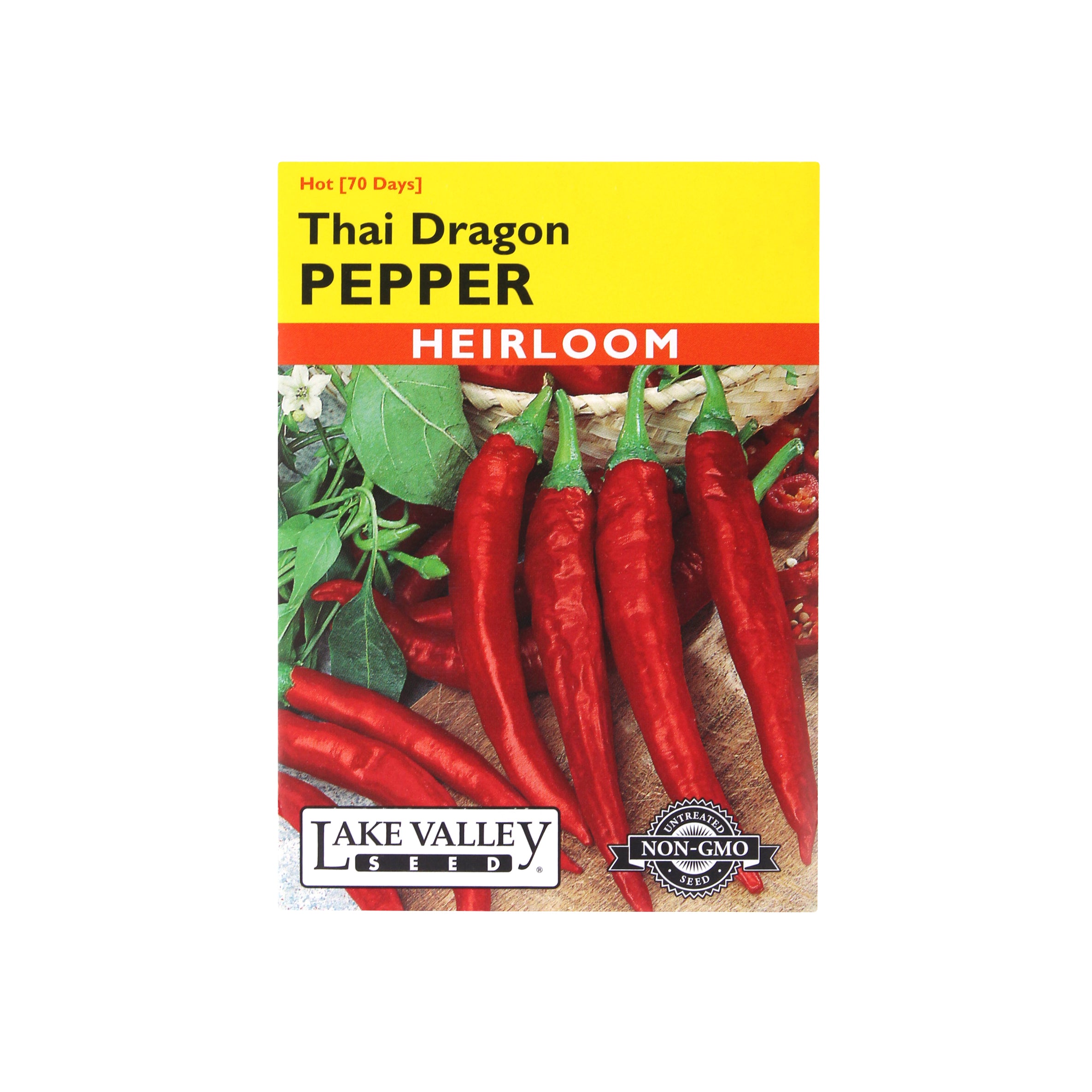 Lake Valley Seed Pepper, Hot Thai Dragon Heirloom, 0.30g