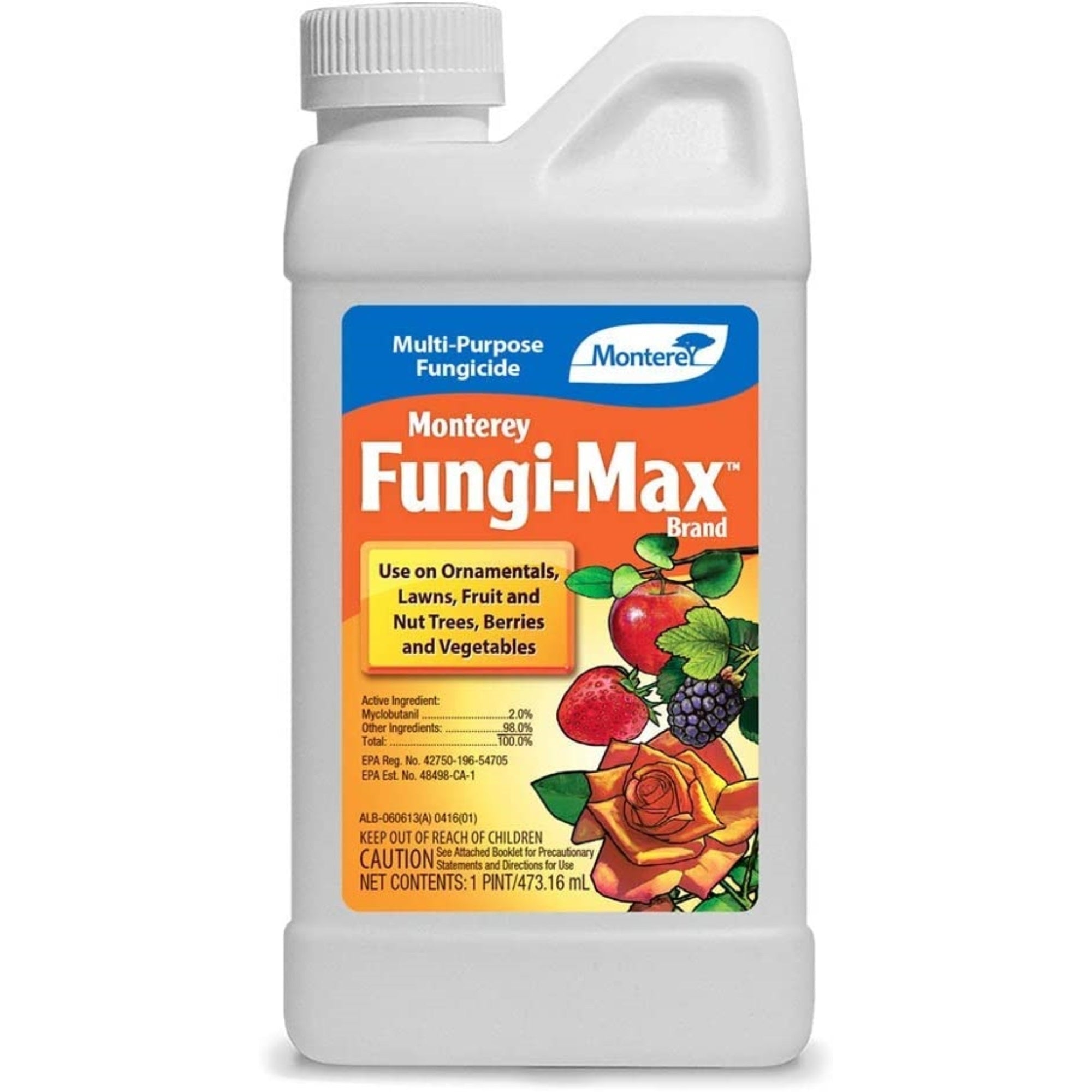 Monterey Fungi-Max Brand Concentrate Multi-Purpose Lawn & Garden Fungicide, 16 oz