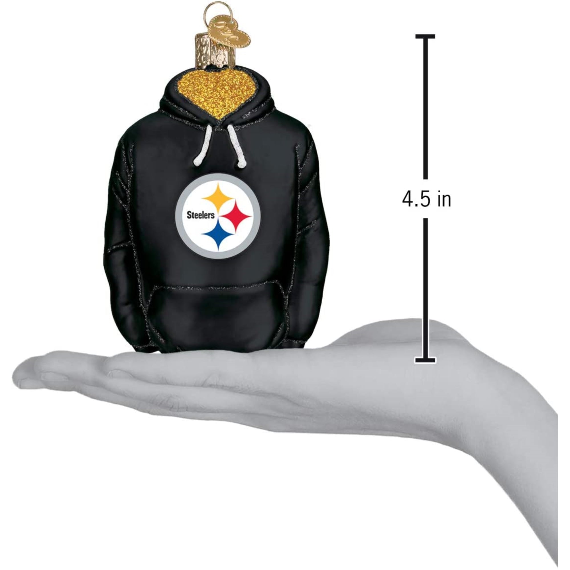 Old World Christmas Pittsburgh Steelers Hoodie Ornament For Christmas Tree