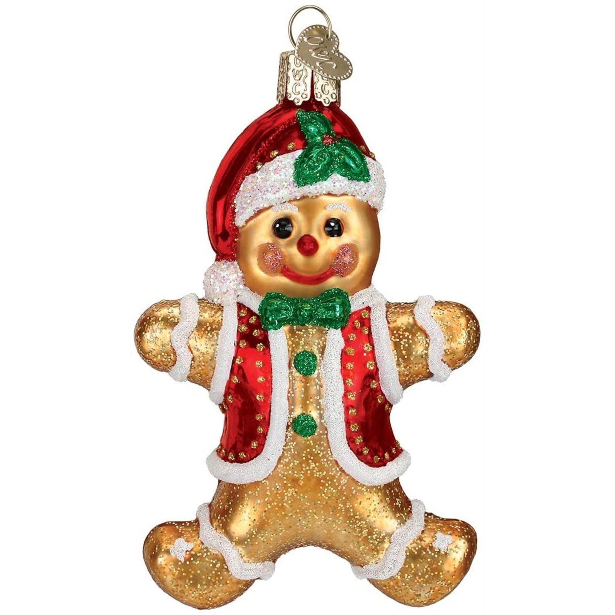Old World Christmas Glass Blown Ornament Gingerbread Boy
