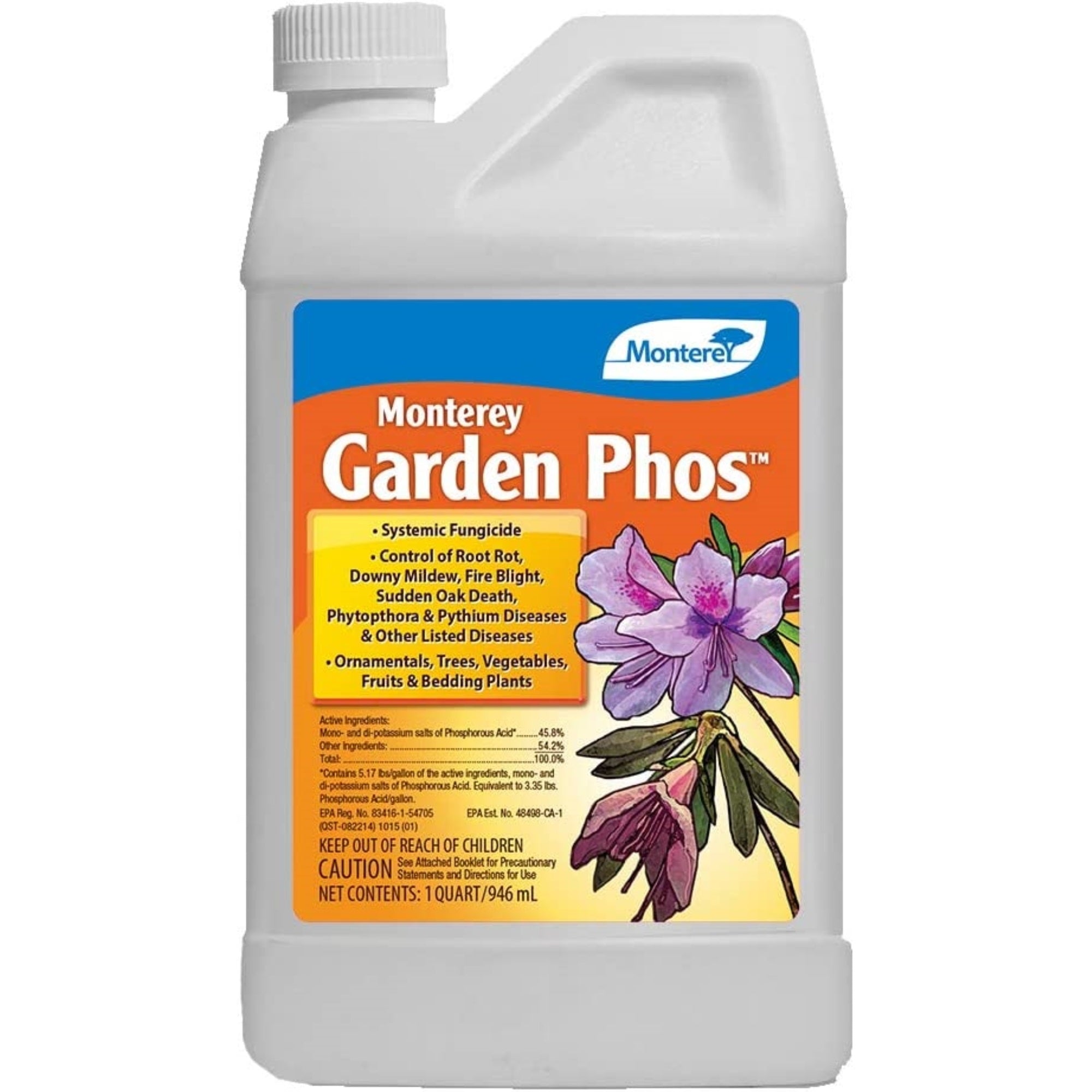 Monterey Garden Phos Systemic Fungicide Concentrate, 32 oz