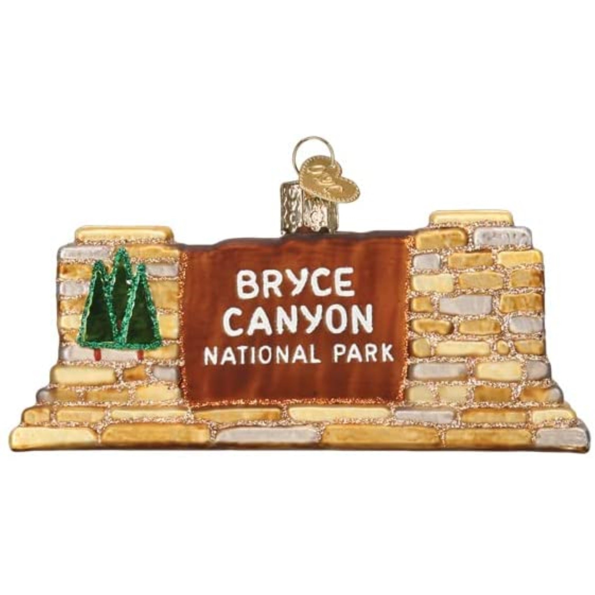 Old World Christmas Glass Blown Tree Ornament, Bryce Cannon National Park