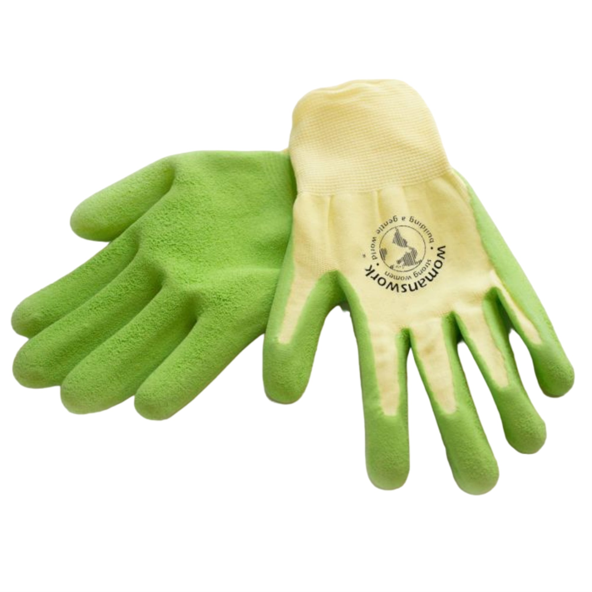 Womanswork Gardening Protective Weeding Gloves, Green, Large (Pack of 1)