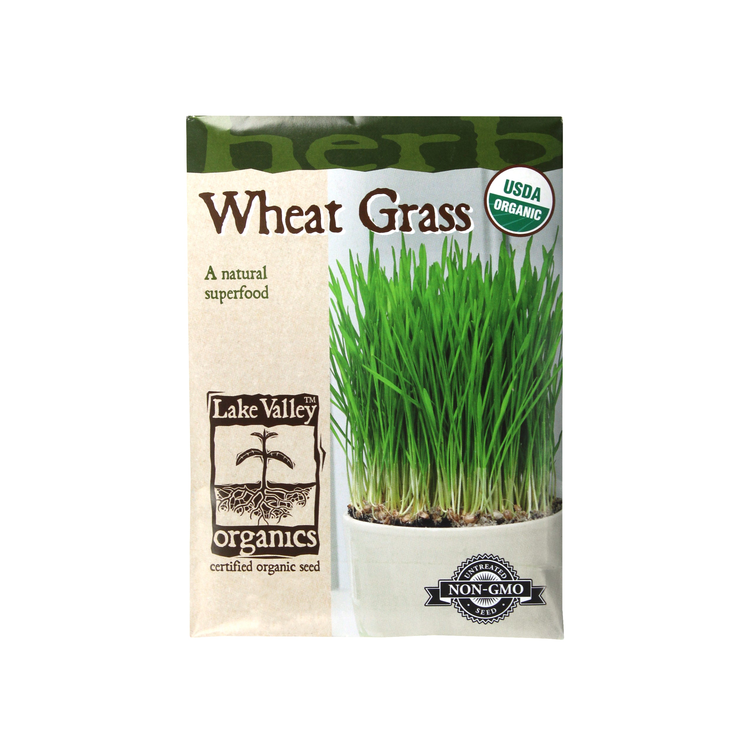 Lake Valley Seed Wheat Grass Organic, 20g