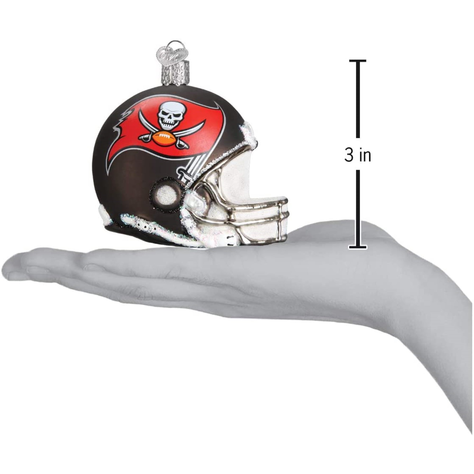 Old World Christmas Tampa Bay Buccaneers Helmet Ornament For Christmas Tree