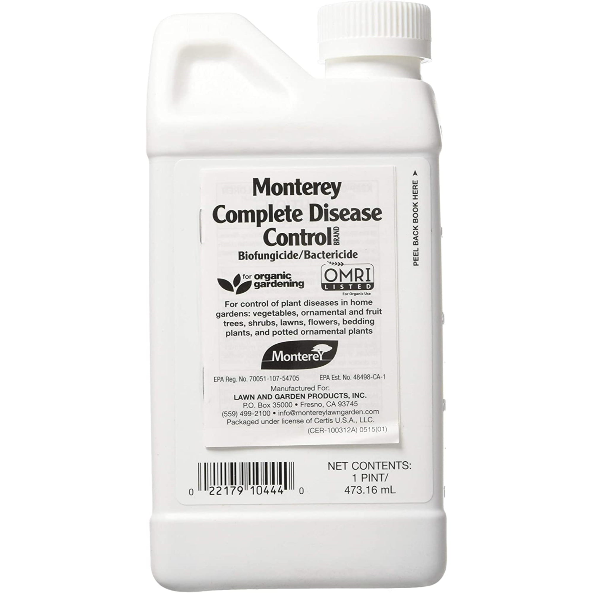 Monterey Complete Disease Control Biofungicide/Bactericide Concentrate Organic, 16 oz