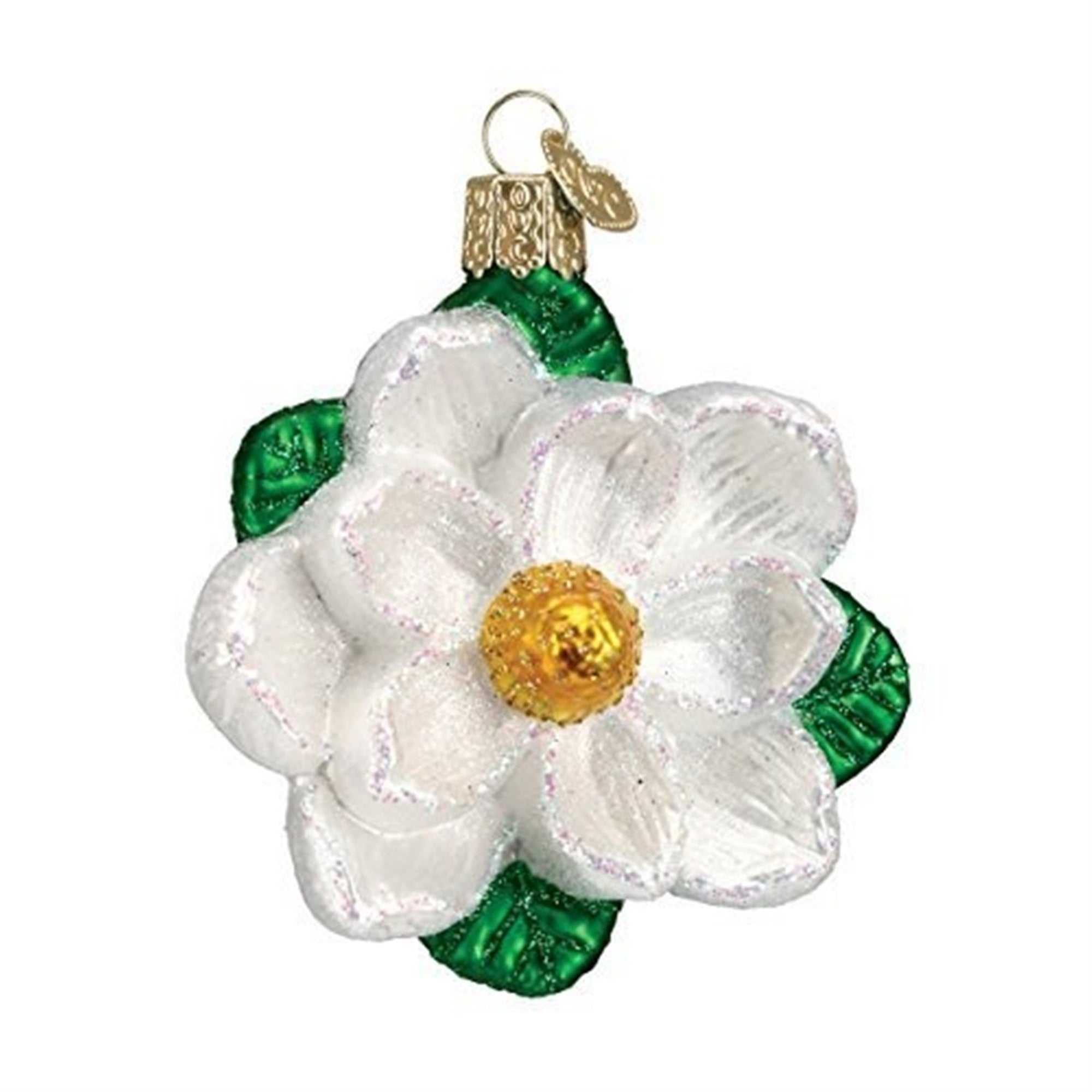 Old World Christmas Magnolia Glass Blown Ornament