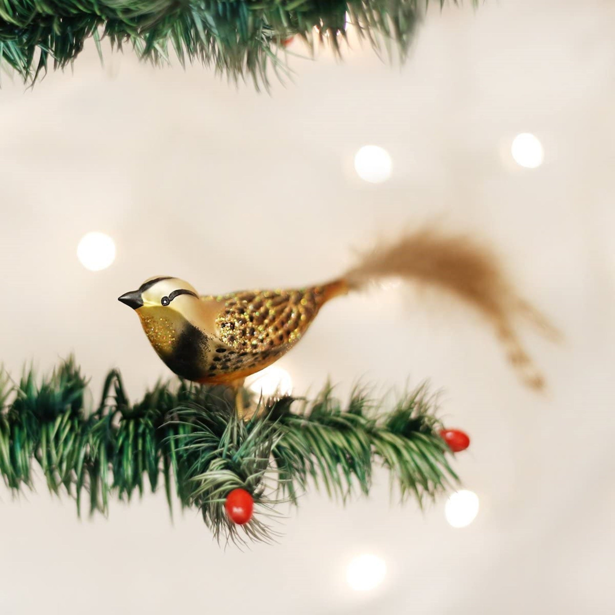 Old World Christmas Meadowlark Glass Blown Ornament