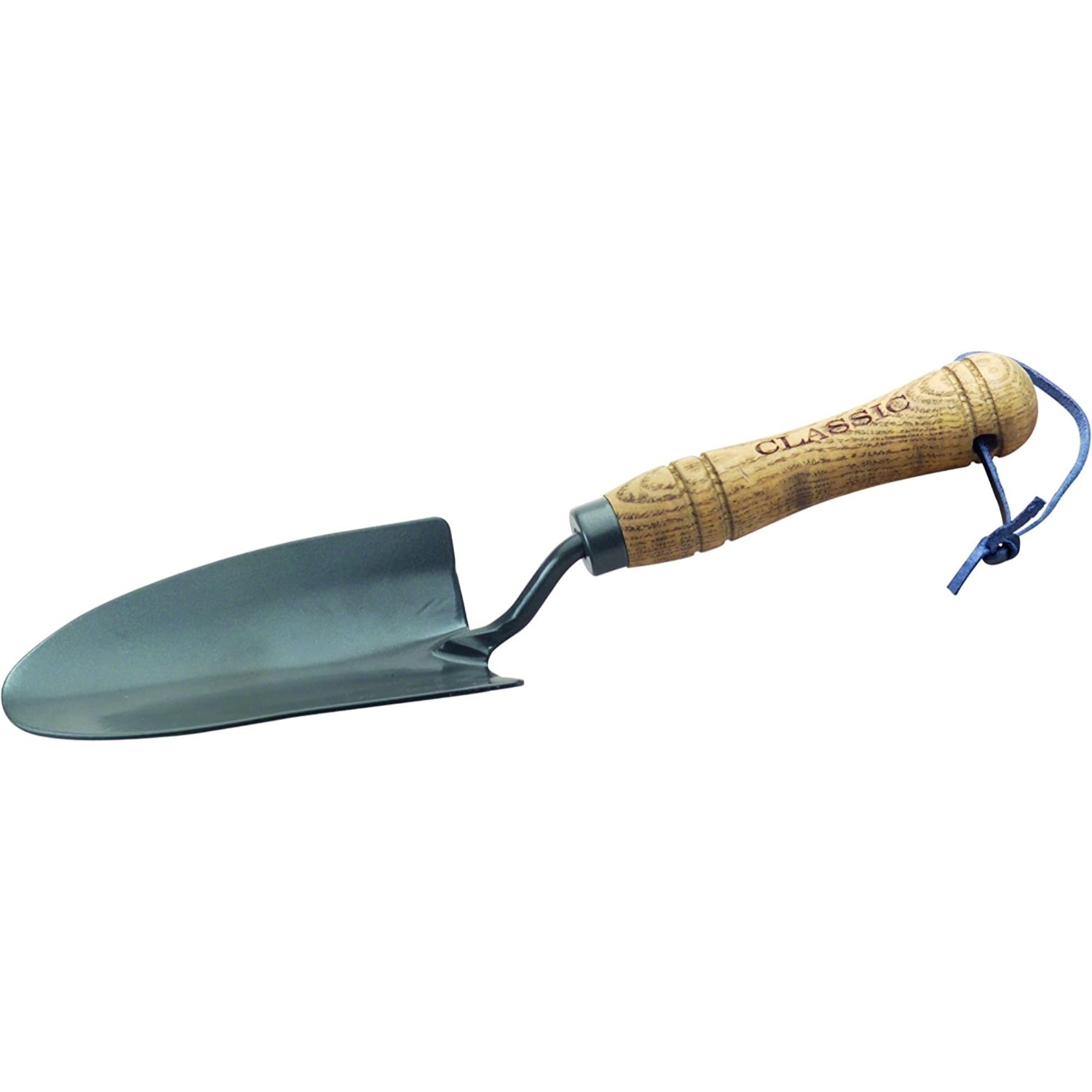 Flexrake Classic Hand Trowel with Steel Blades & Wooden Handle