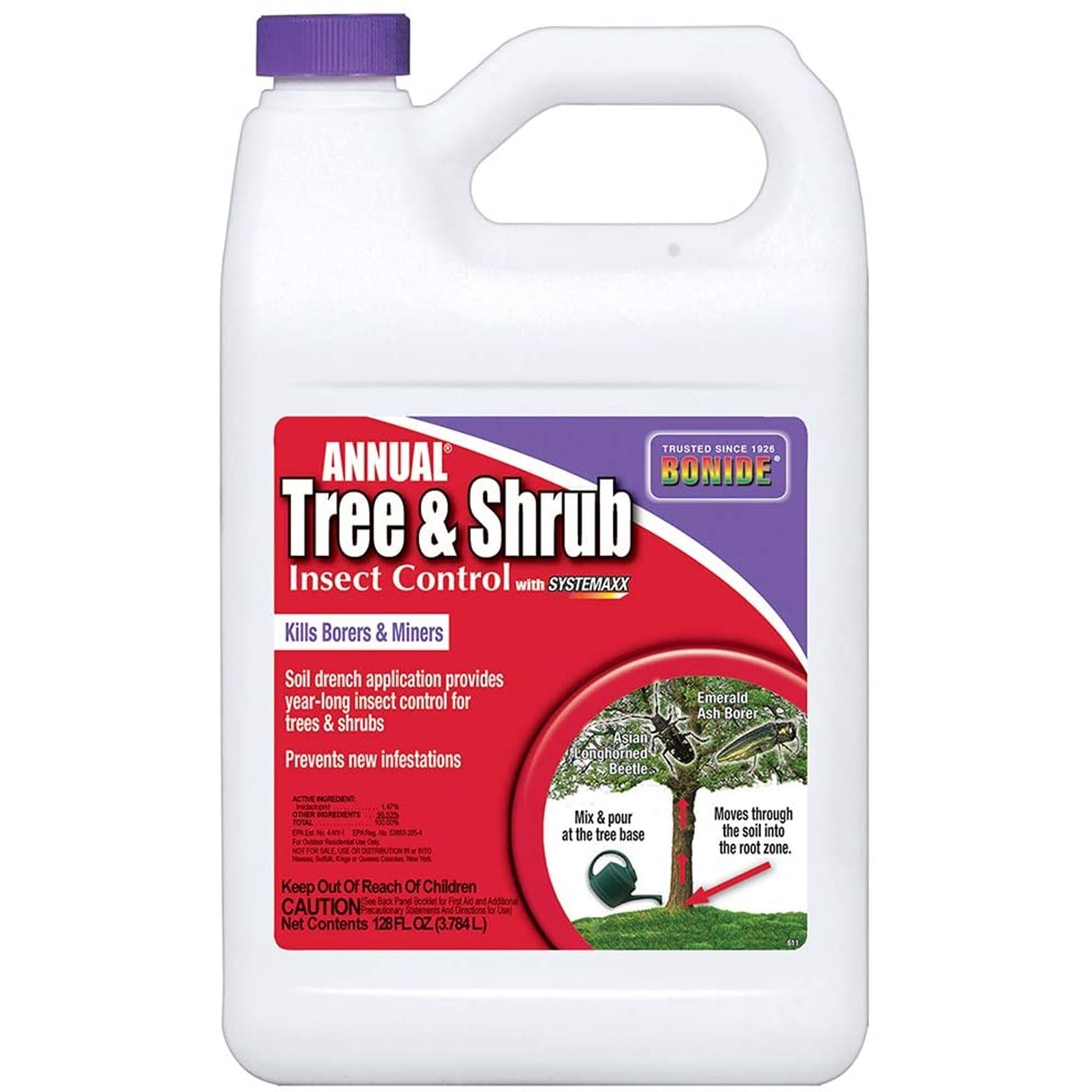 Bonide Annual Tree and Shrub Insect Control, 128 Fl oz(1 Gallon)