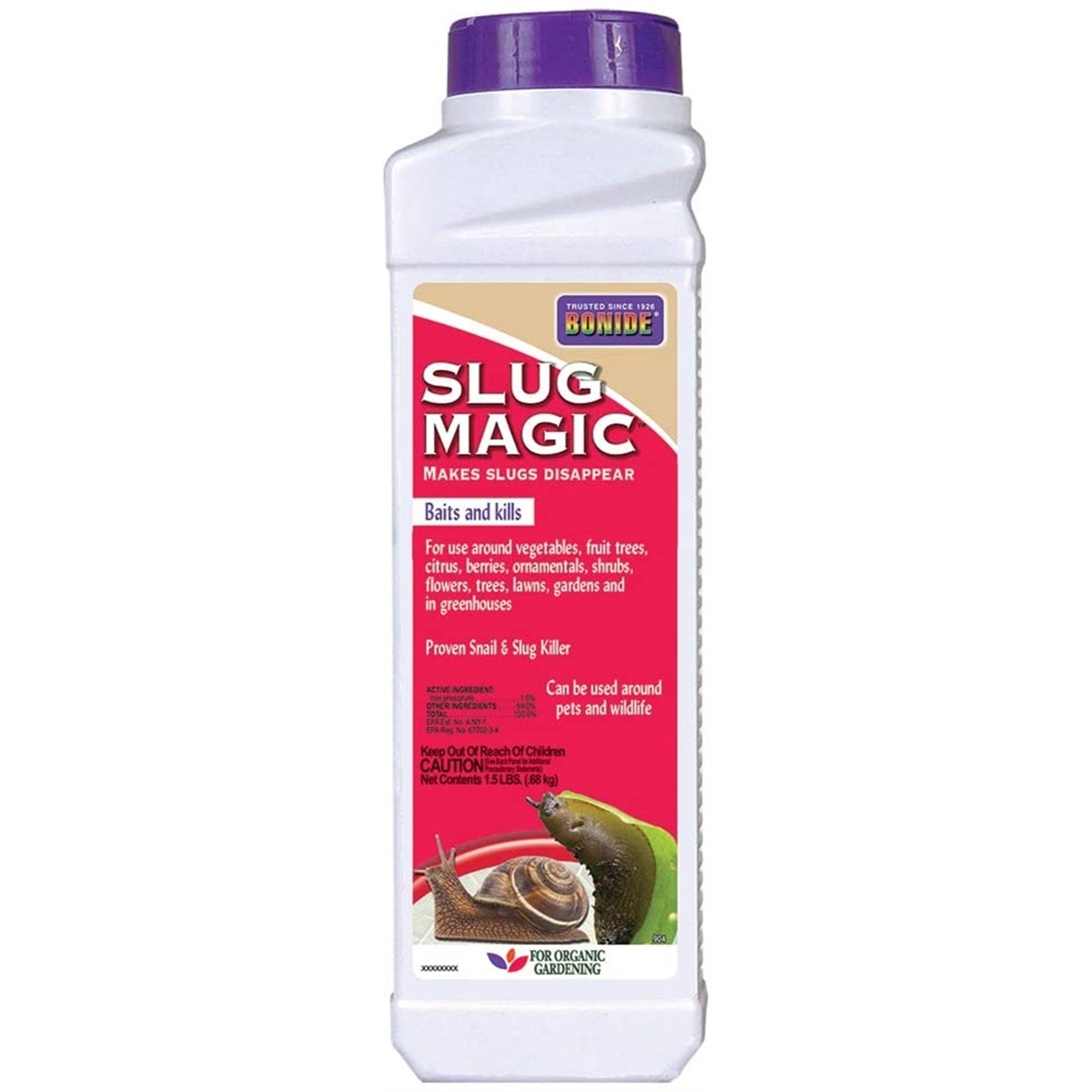 Bonide Slug Magic Pesticide/Remover, 24 Ounce