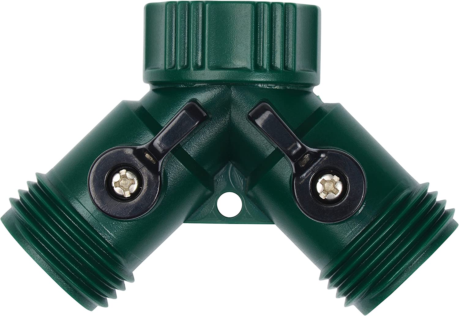 Melnor (#313S) 2-Way Plastic Hose Valve Connector with Built-in Shut-offs (Qty 1)