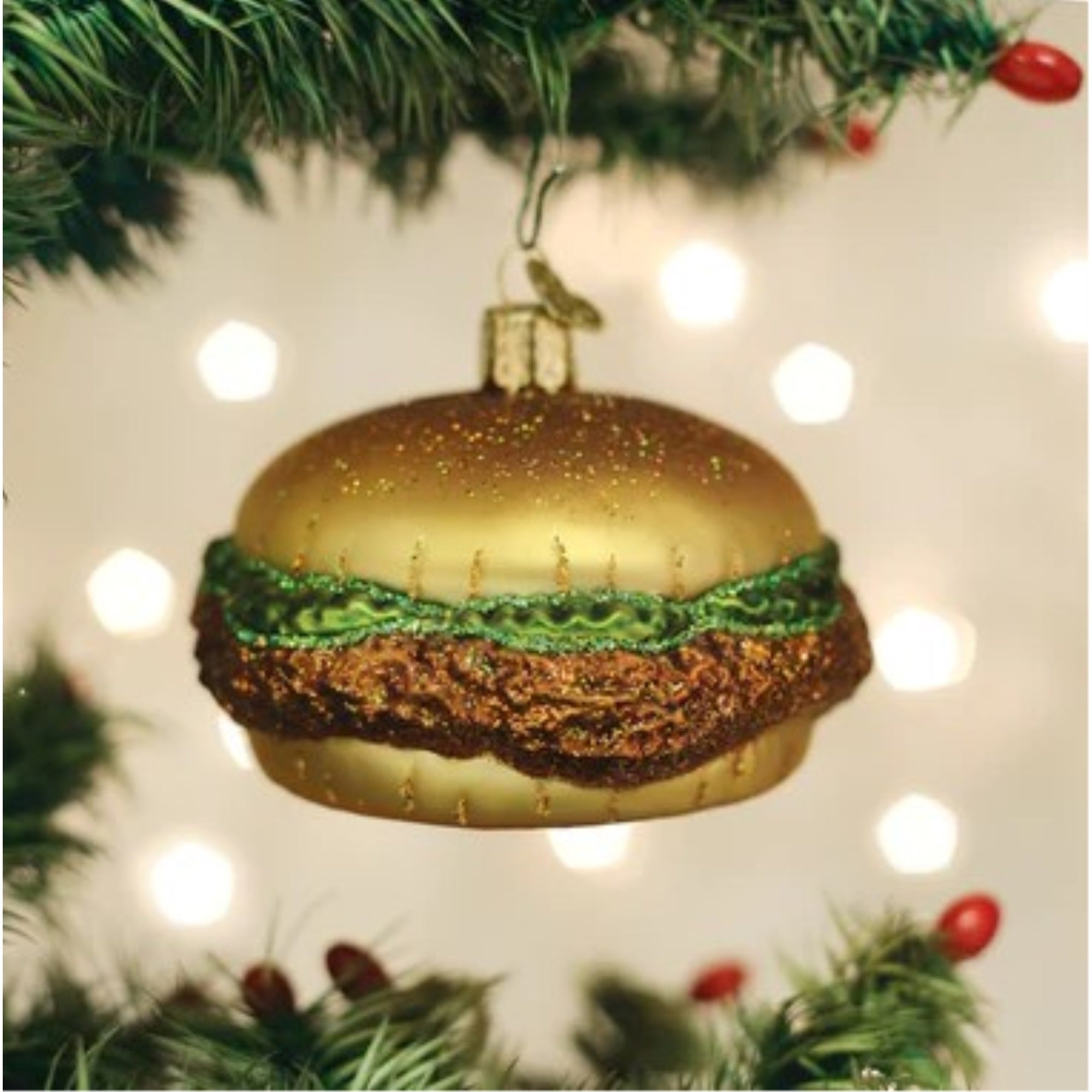 Old World Christmas Blown Glass Christmas Ornaments, Chicken Sandwich