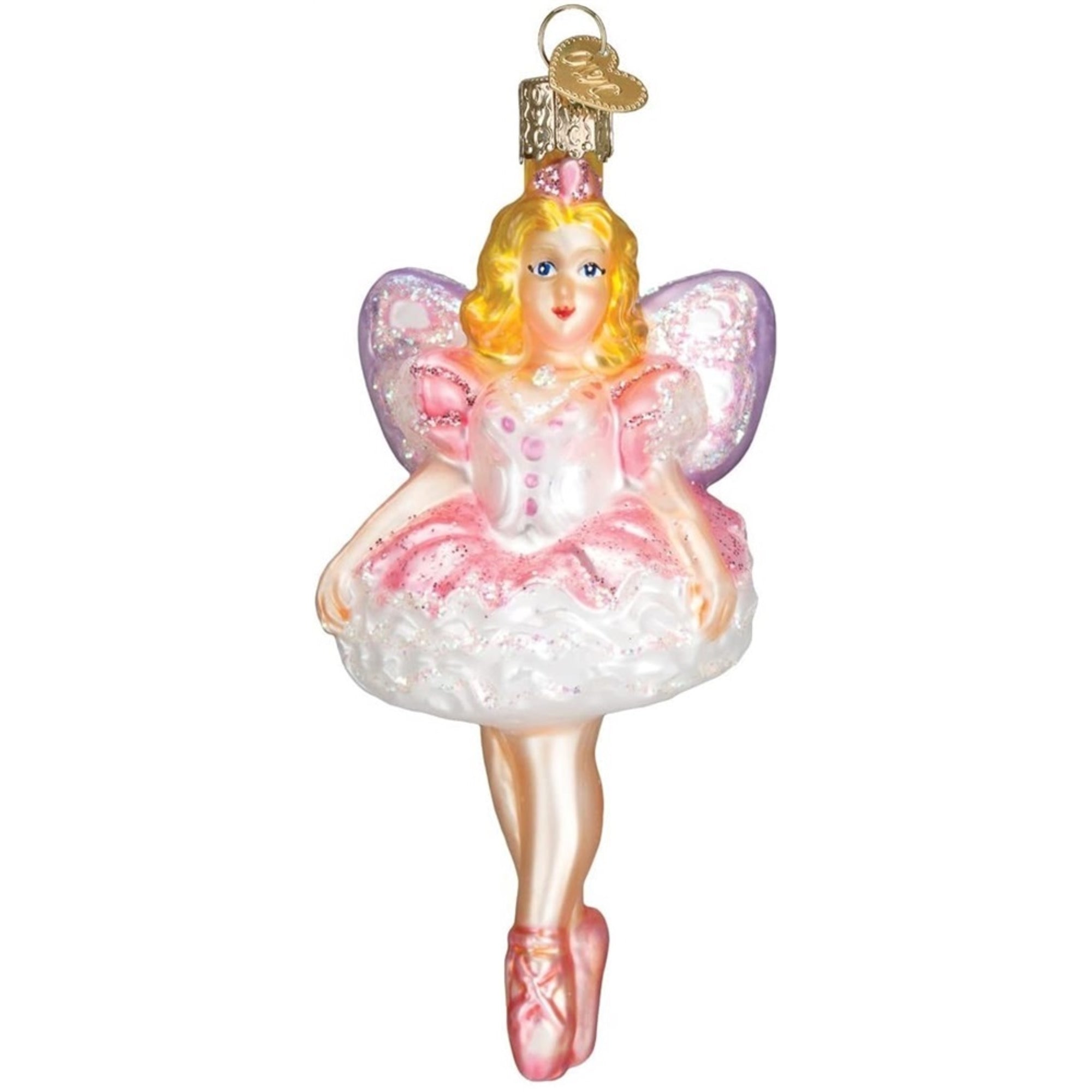 Old World Christmas Glass Blown Sugar Plum Fairy Ornament