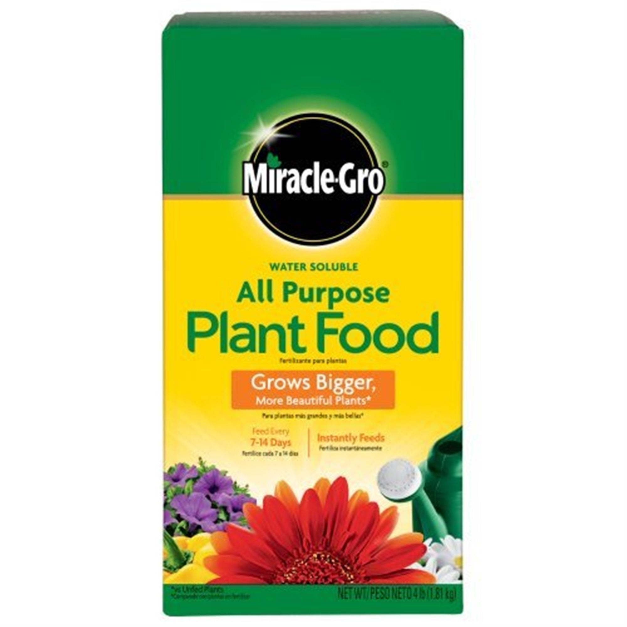 Miracle-Gro Water Soluble All Purpose Plant Food, 4lb