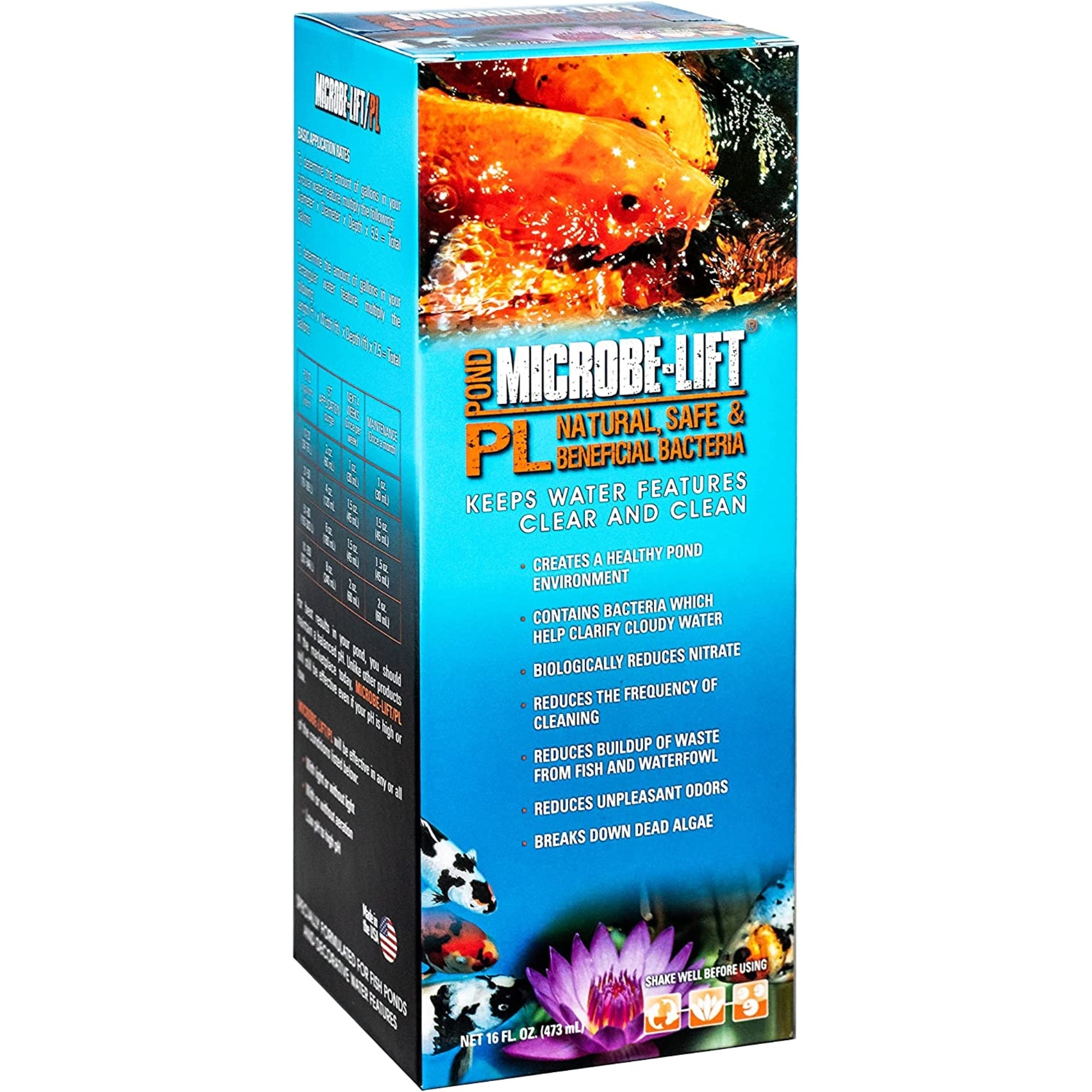 Microbe Lift 1-Pint Pond Microbe-Lift PL 10PLP, 20 lb