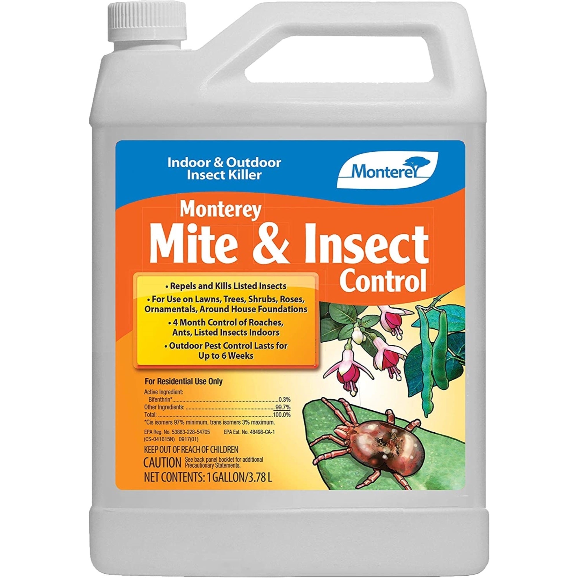 Monterey LG6228 Mite & Insect Control Insect Spray, 1 Gallon