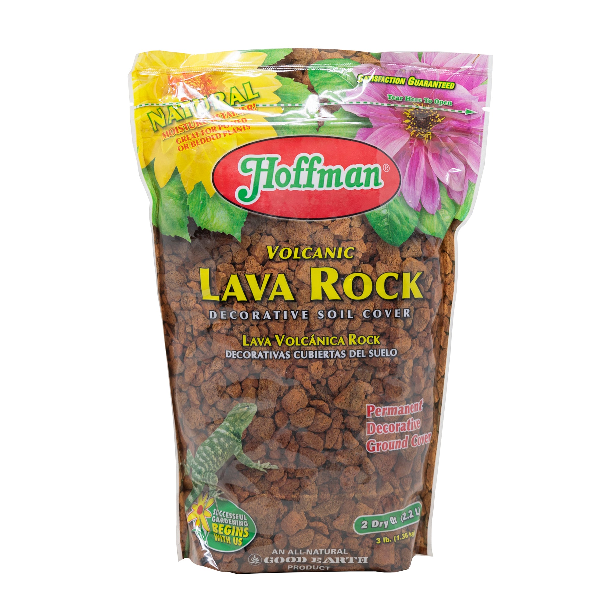 Hoffman Volcanic Lava Rock Soil Cover, 2 Quart Bag
