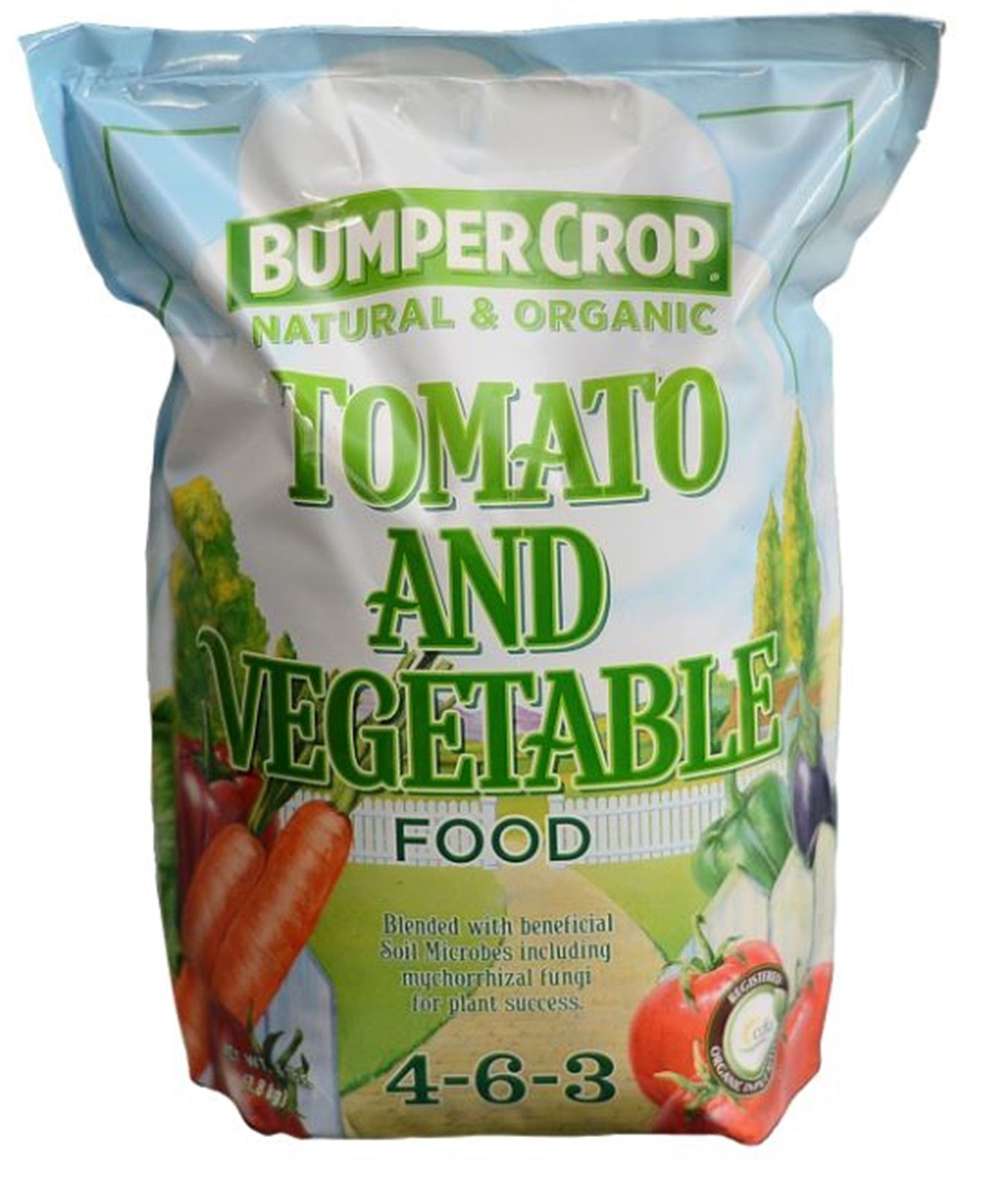 Bumper Crop Natural and Organic Tomato and Vegetable Food 4-6-3,  4lb Bag