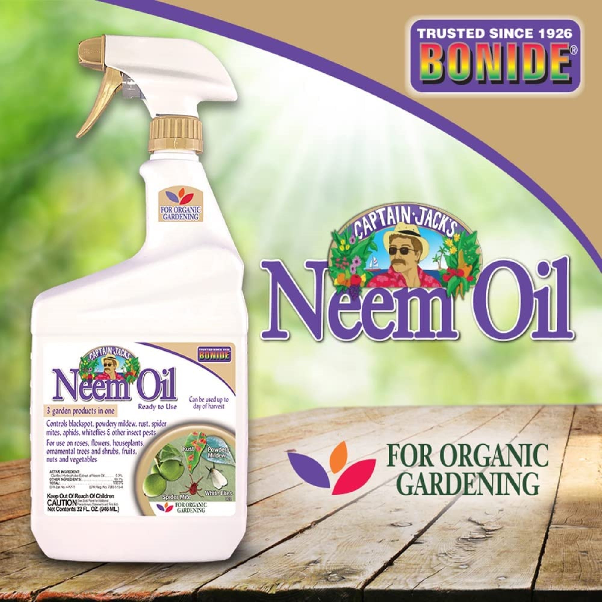 Bonide Products Neem Oil Spray RTU, 32 oz