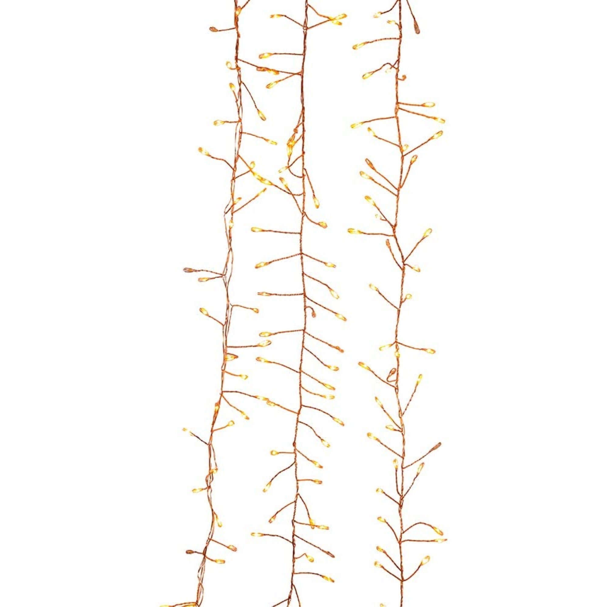 Kurt Adler (#AD1040CLW) 240-Light Twinkling Classic White LED Cluster Garland