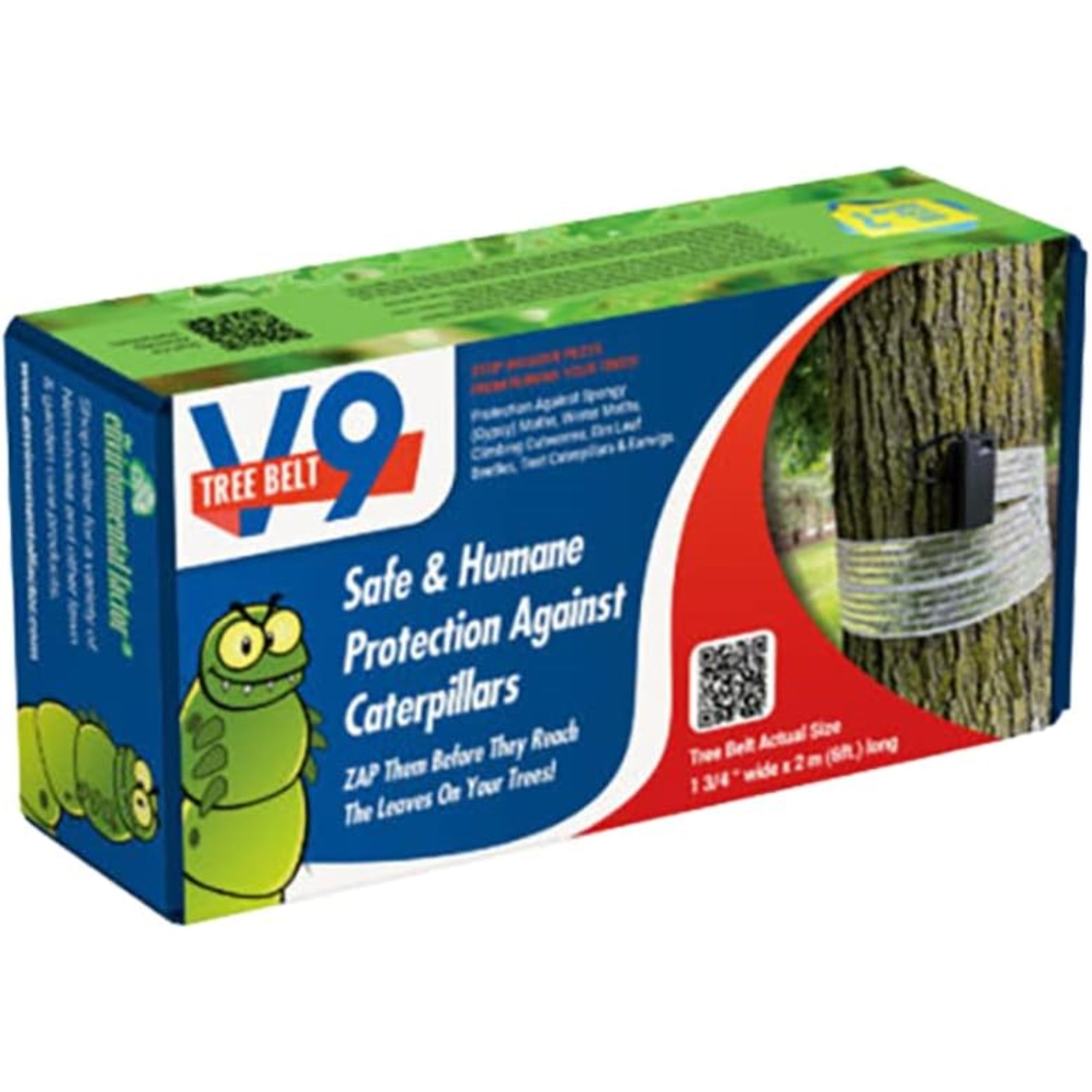 The Environmental Factor V9 TREE BELT Bug Zapper, Safe & Humane Protection Against Caterpillars, 6 Feet Long