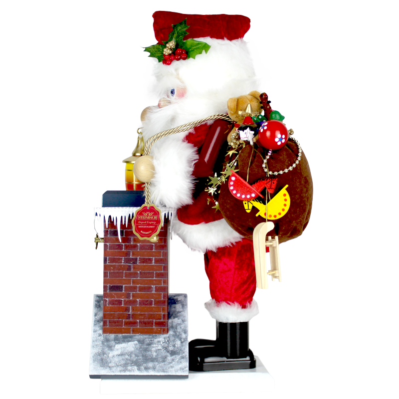 Steinbach Limited Edition Christmas Santa Chimney Nutcracker, 17"