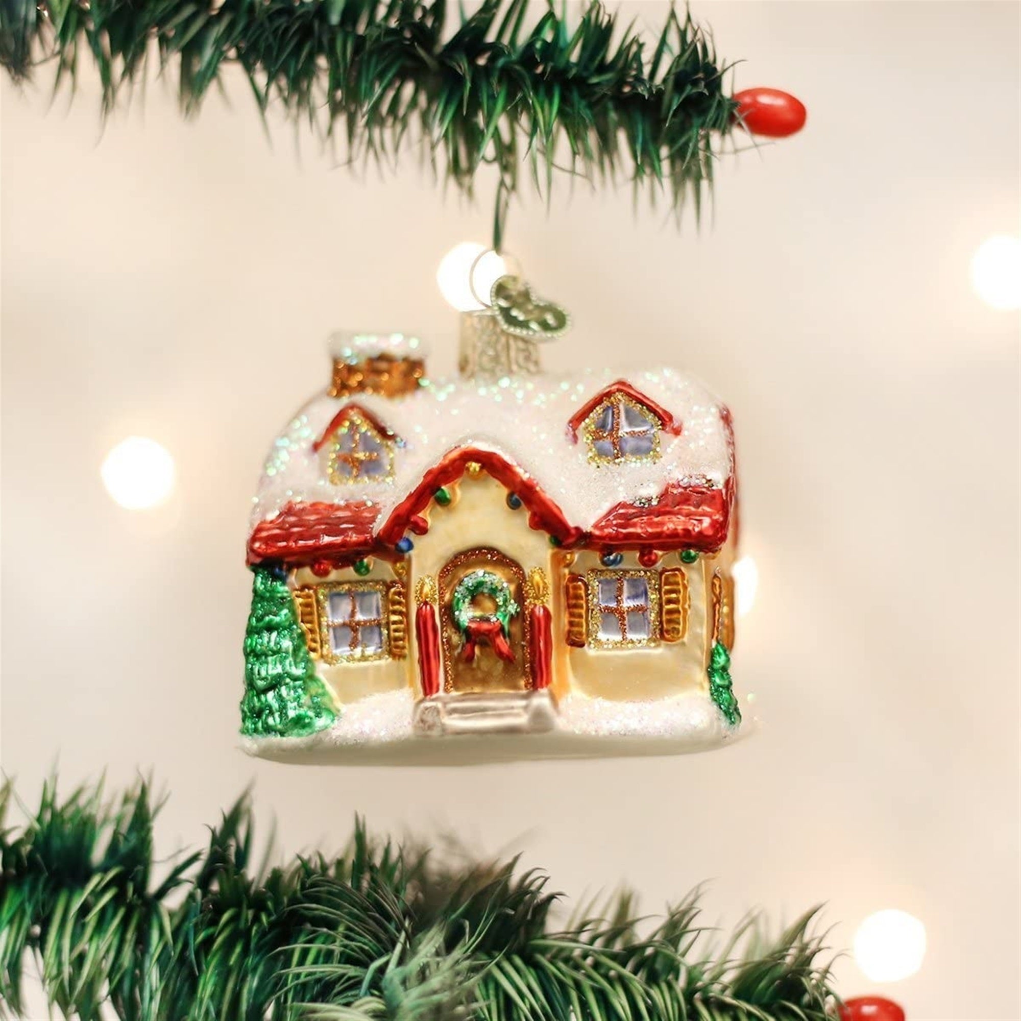 Old World Christmas Glass Blown Holiday Home Ornament