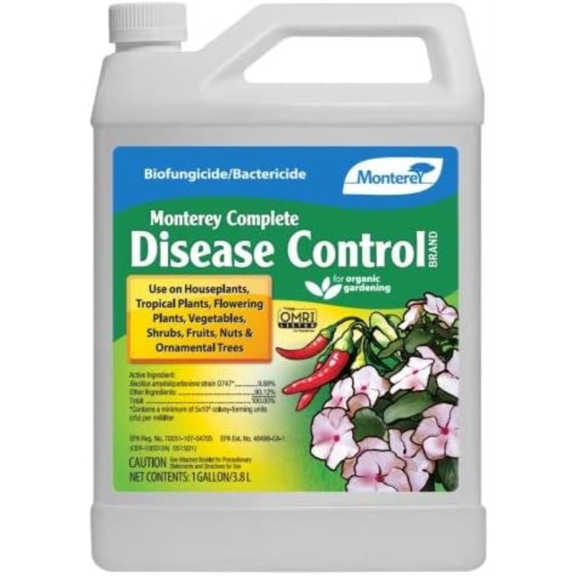 Monterey Complete Disease Control For Organic Gardening, Concentrate, 1 Gallon