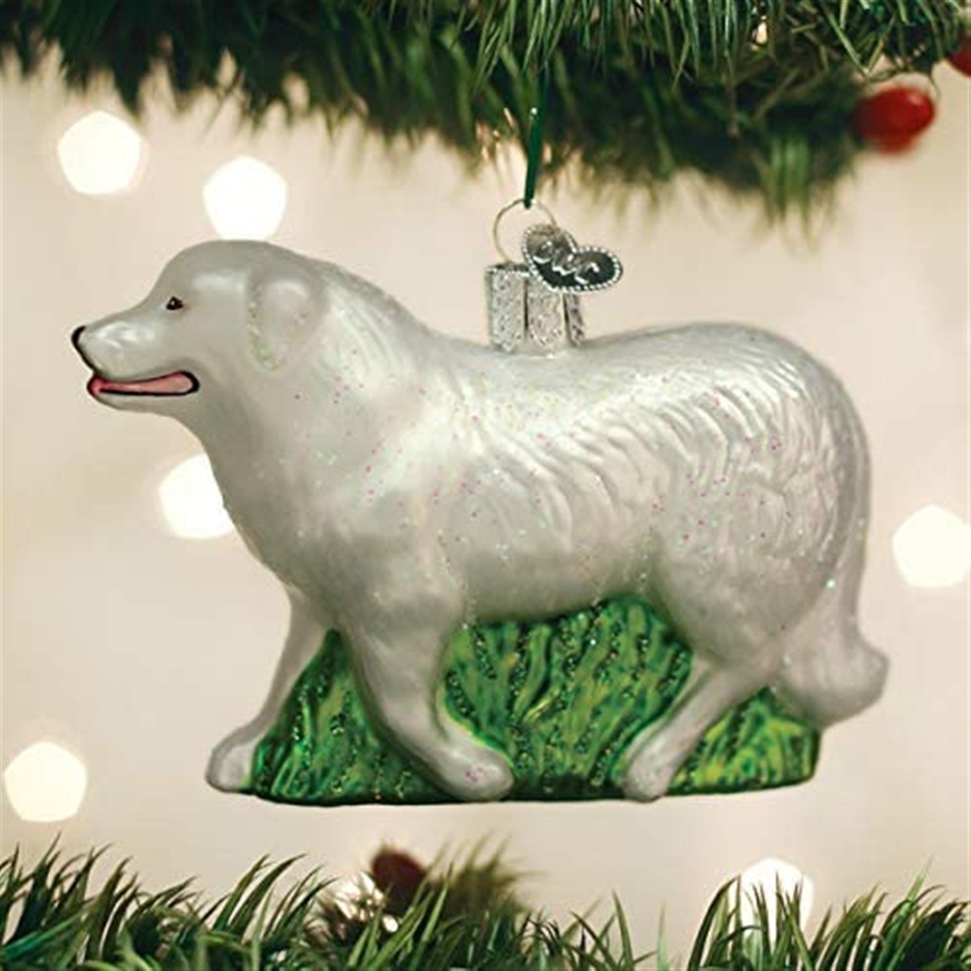 Old World Christmas Great Pyrenees Glass Blown Ornament