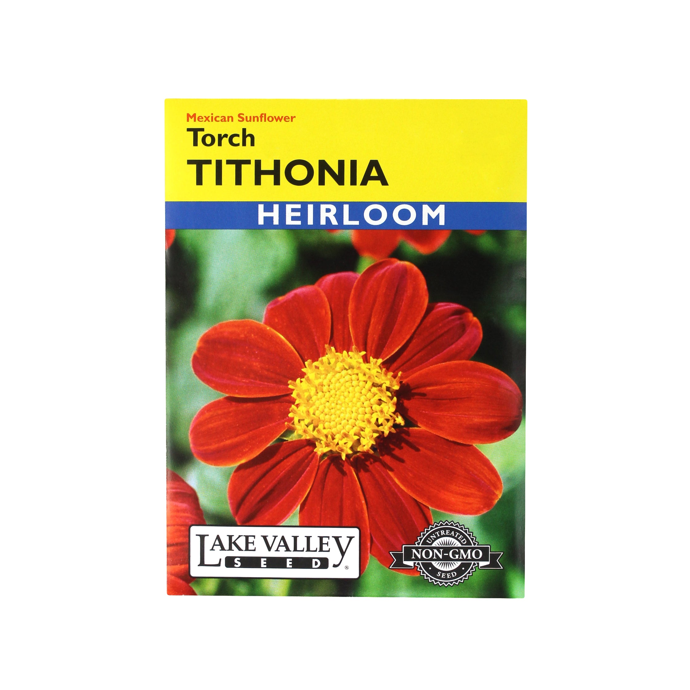 Lake Valley Seed Tithonia, Torch (Mexican Sunflower) Heirloom, 0.4g