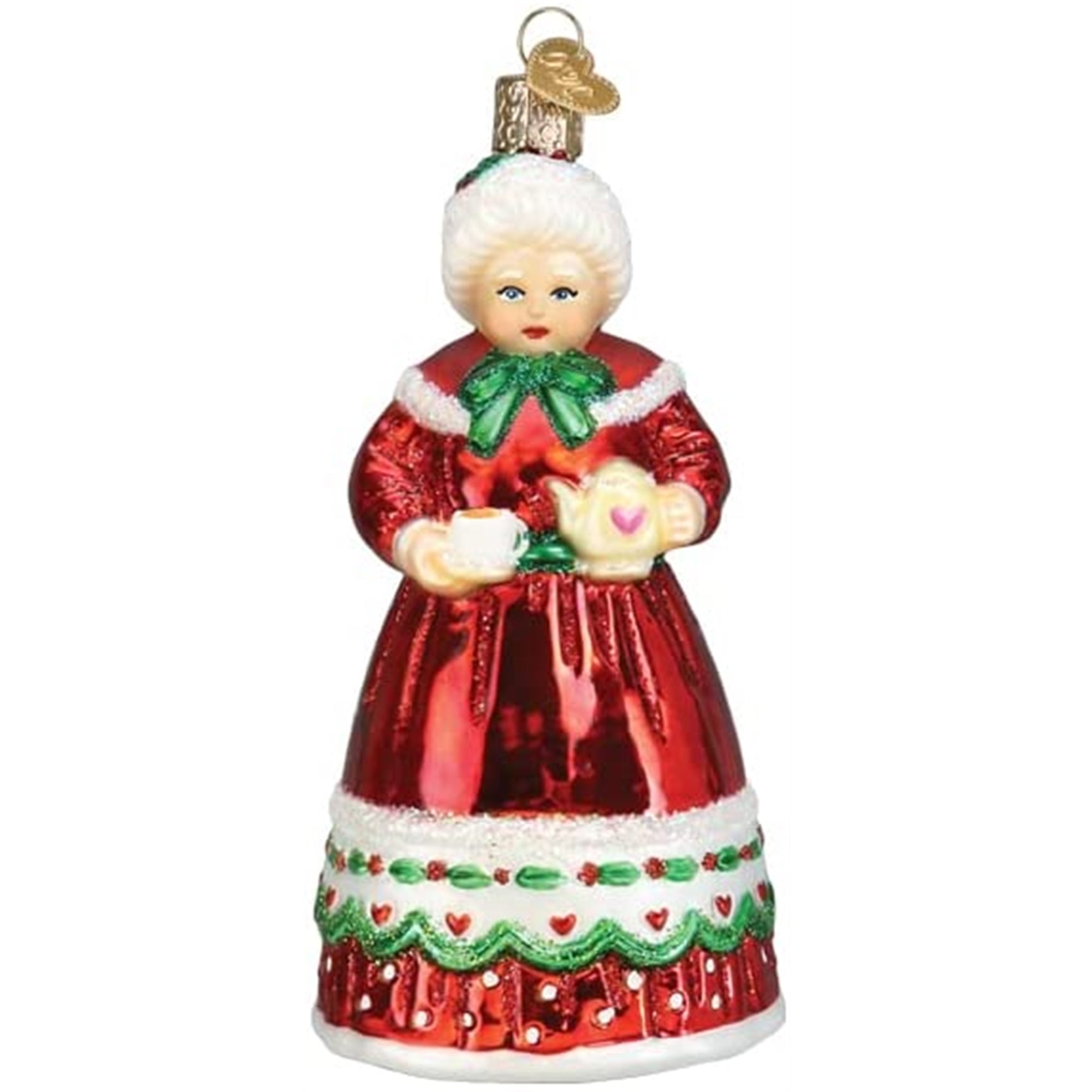Old World Christmas Blown Glass Christmas Ornament, Mrs. Claus