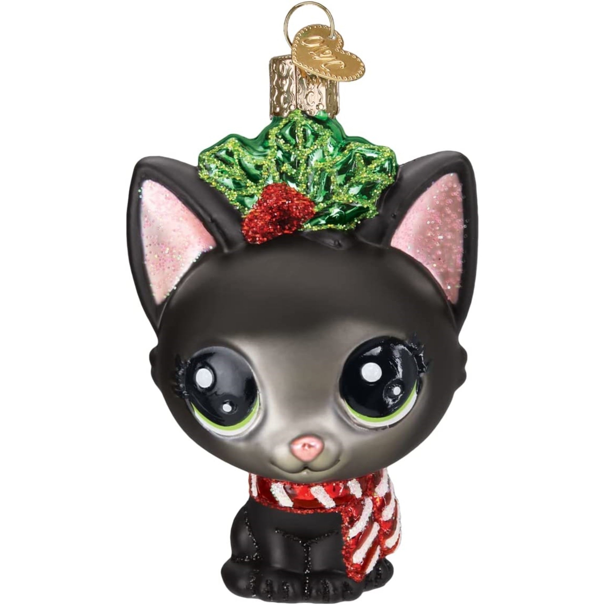Old World Christmas Blown Glass Christmas Ornaments, Littlest Pet Shop Jade