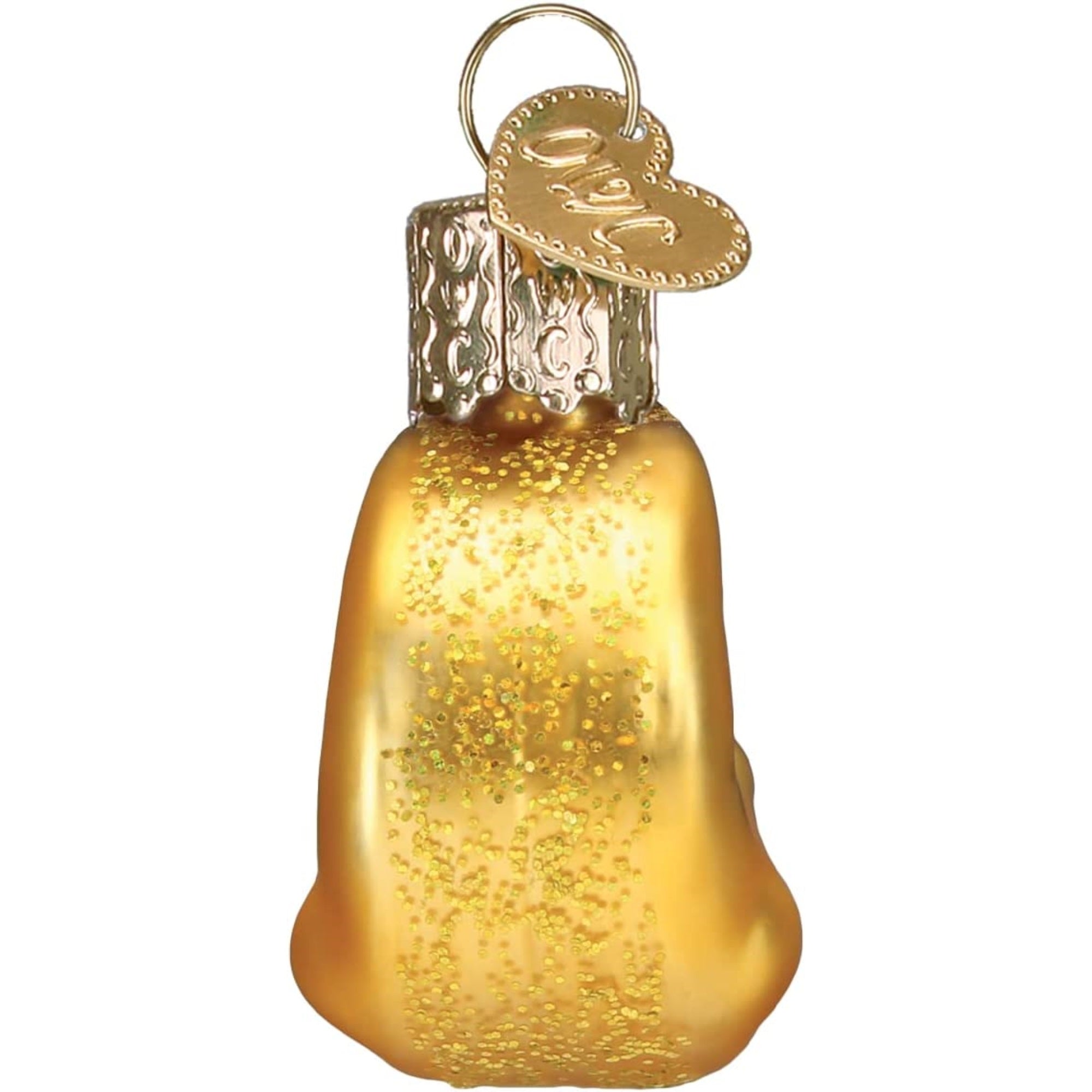 Old World Christmas Mini Glass Blown Moon Ornament, 1.25"