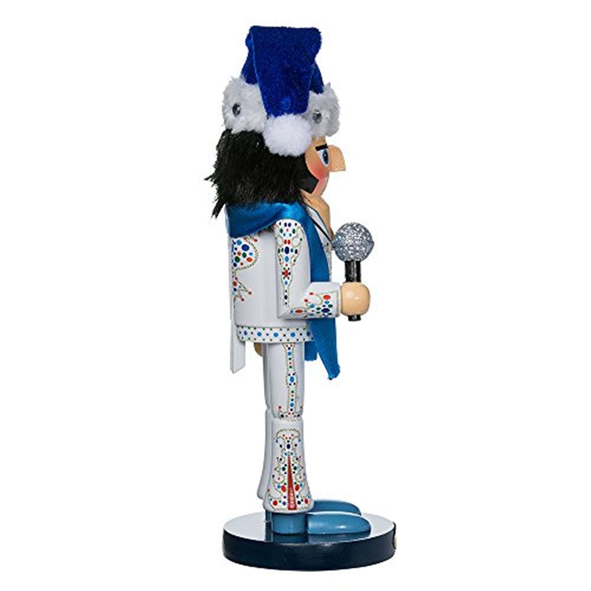 Kurt Adler Nutcracker Collection, Elvis King of Spades Nutcracker, 11"