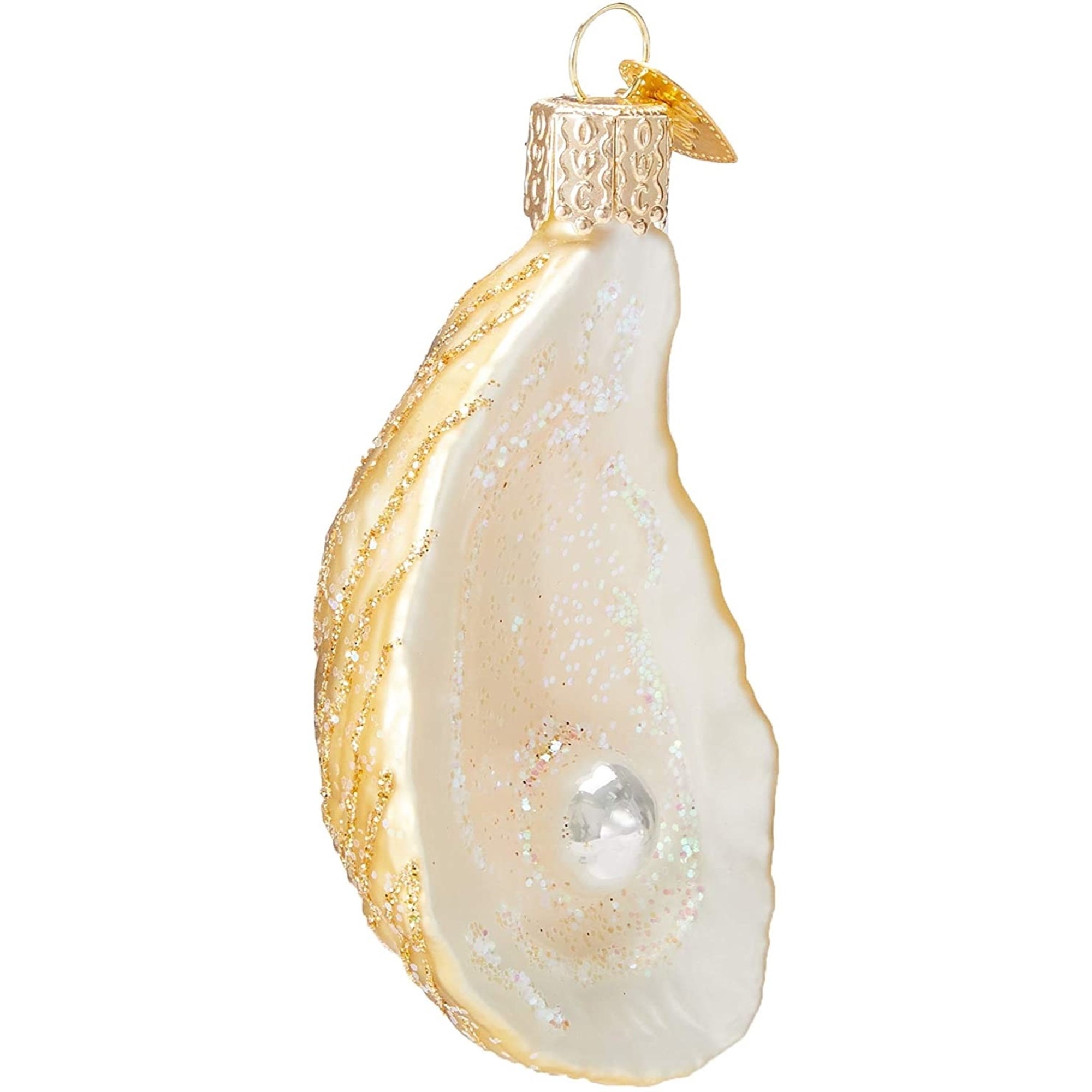 Old World Christmas Ornaments: Beach Shells Glass Blown Ornaments for Christmas Tree