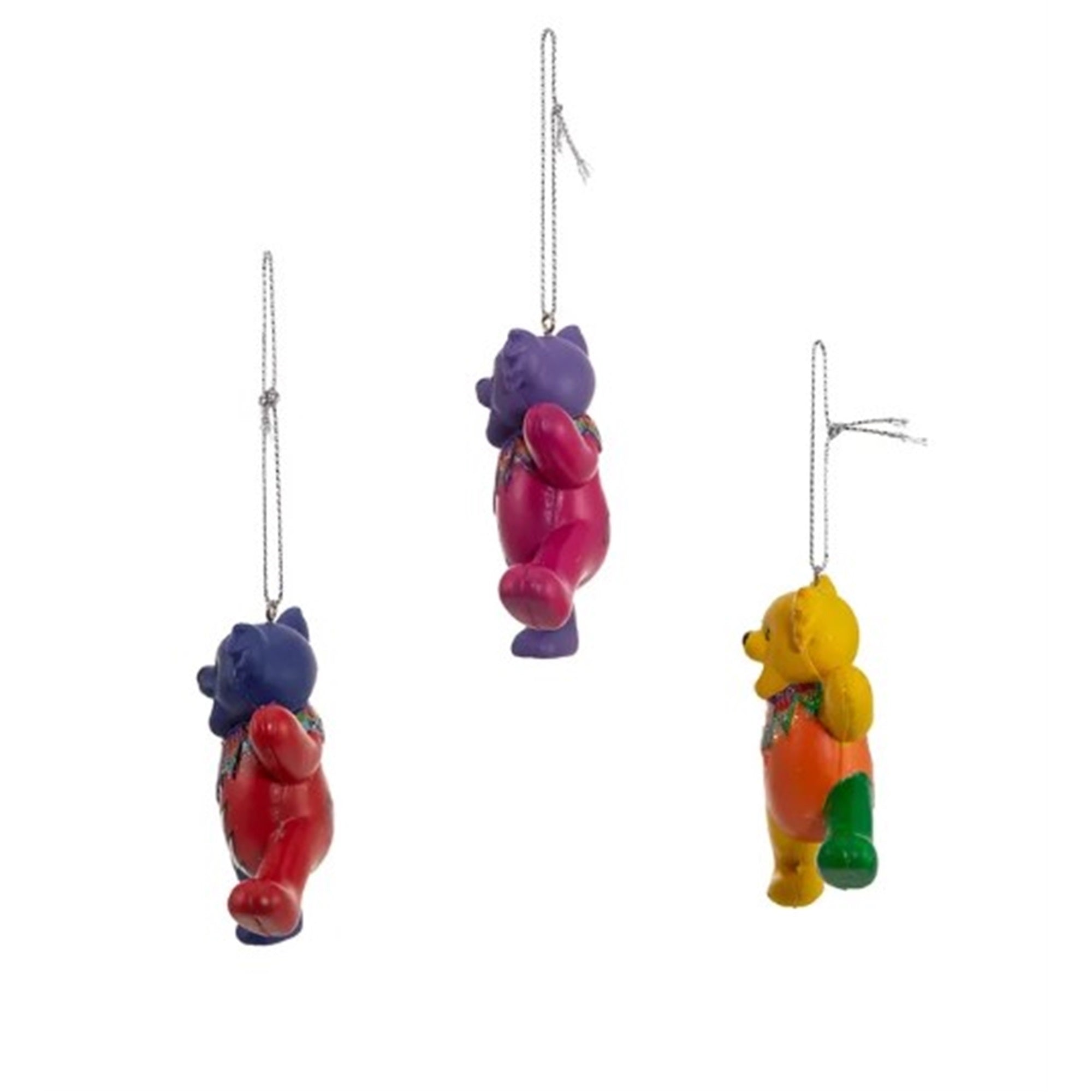 Kurt Adler (#GD1181ST) Grateful Dead™ Bear Ornament Set, 3-Piece Set, 4.75"