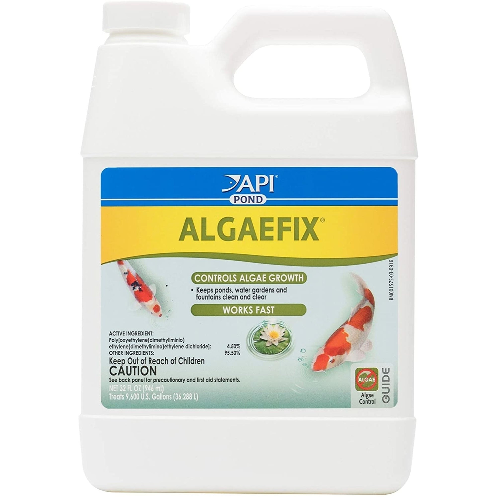 API POND Algaefix Pondcare Algae Control Solution, 32oz