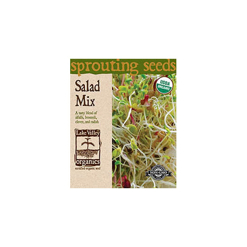 Lake Valley Seed Sprouts, Salad Mix (Alfalfa, Broccoli, Clover, Radish), 30g