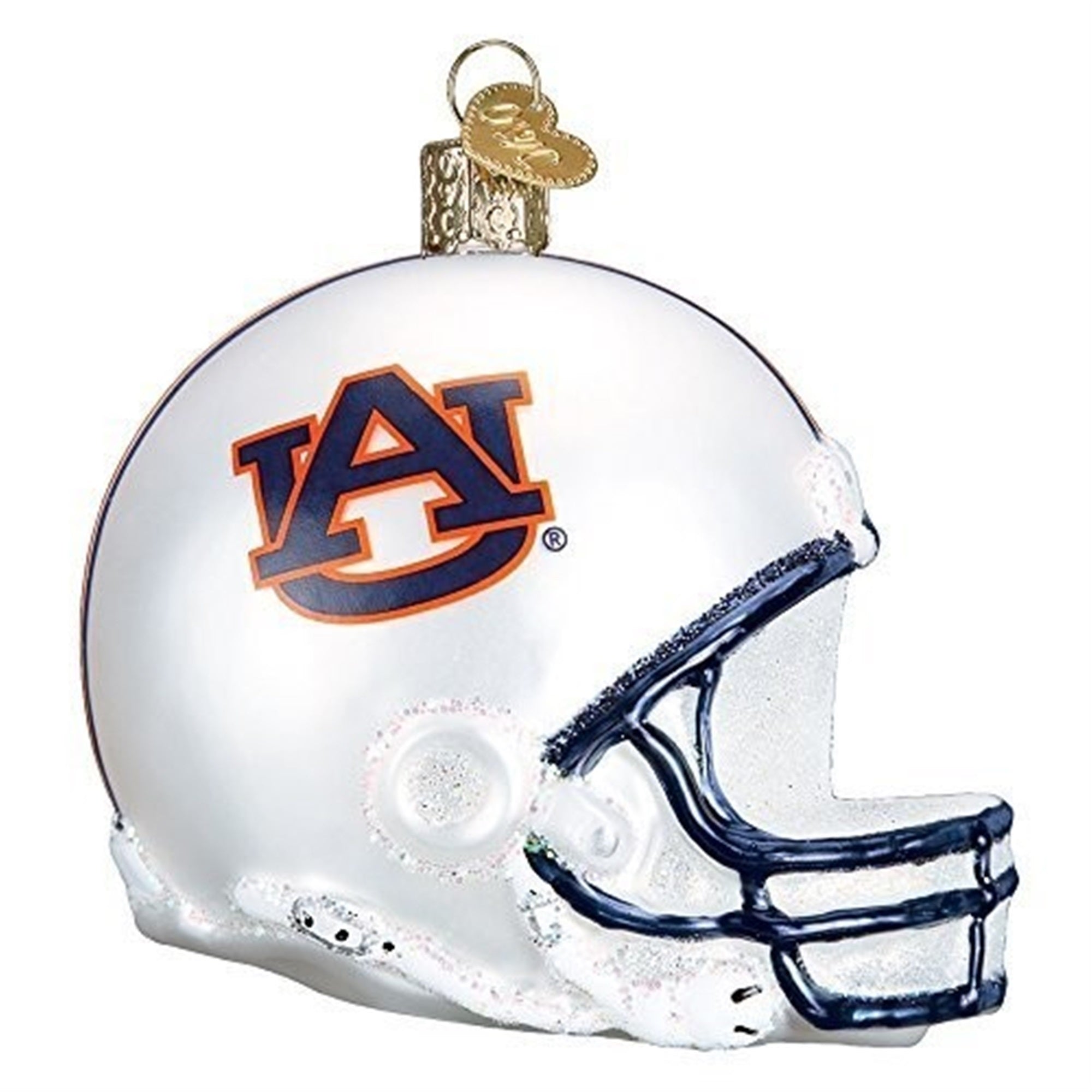 Old World Christmas Auburn Football Helmet Ornament
