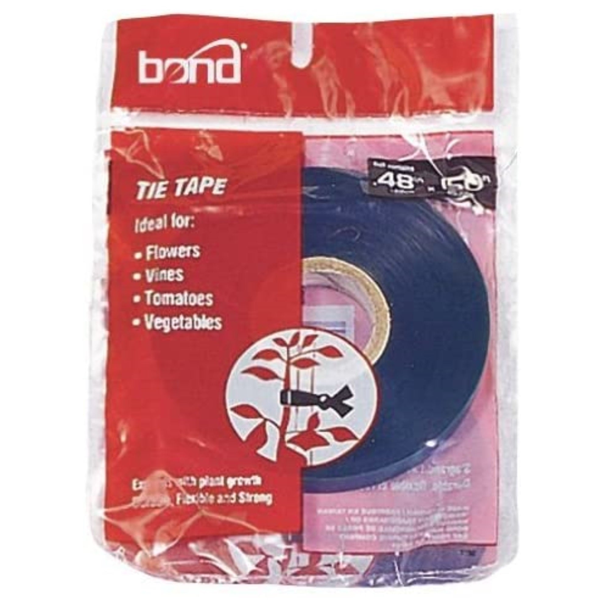 Bond Manufacturing 1/2-Inch Stretch Tie Tape Roll, 150 Inch